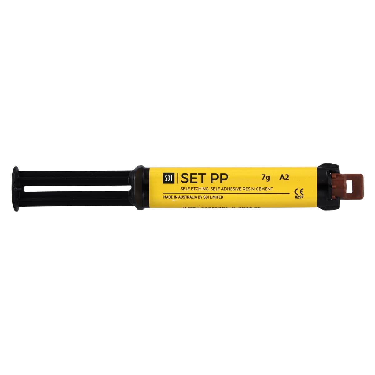 SDI seT PP Resin Cement Automix Syringe Refill, A2 Shade, 2 x 7g Syringes, 8805102 thumbnail 2