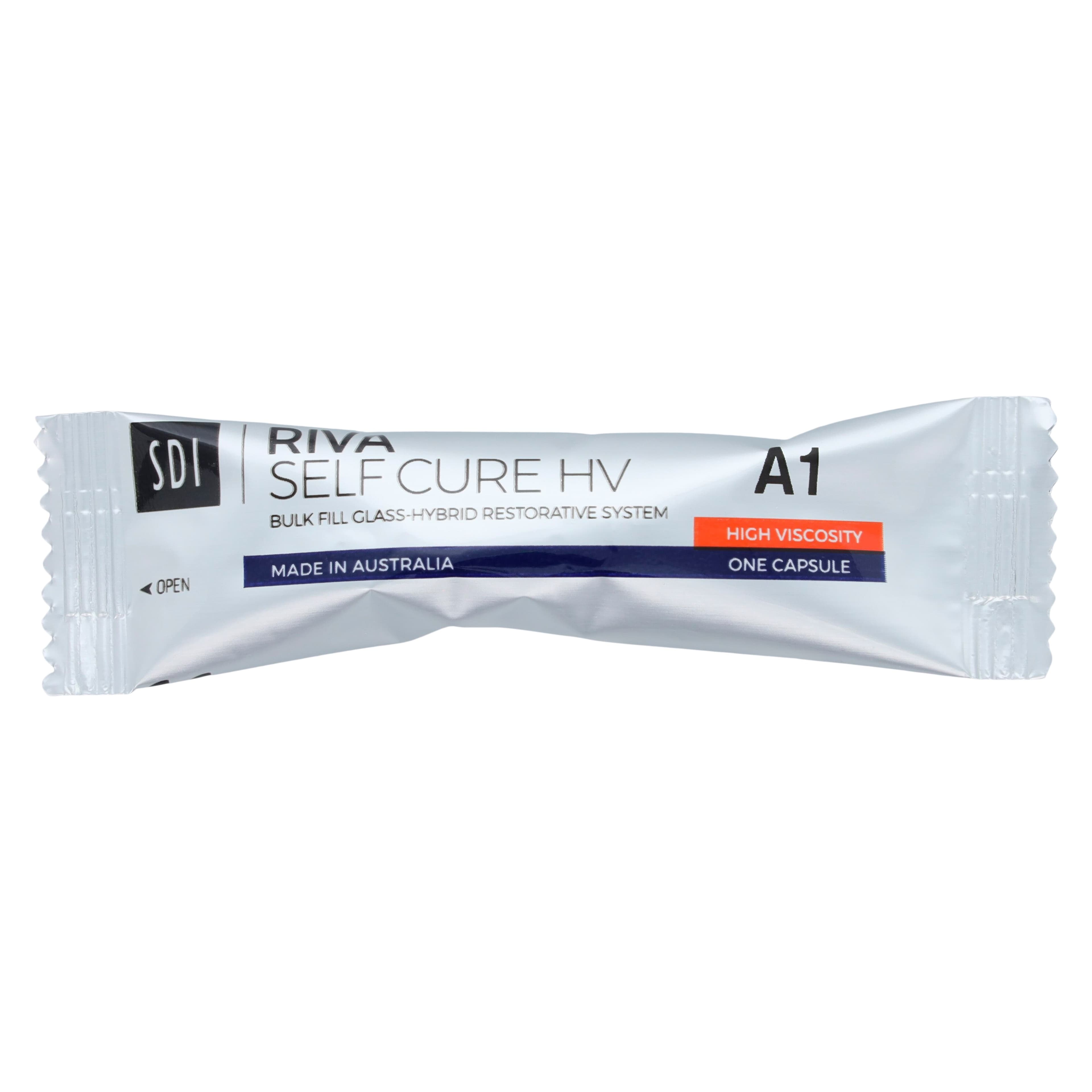 Riva Self Cure HV Capsules, High Viscosity Glass Ionomer Restorative, Shade A1, 50/Box, 8630001 thumbnail 2
