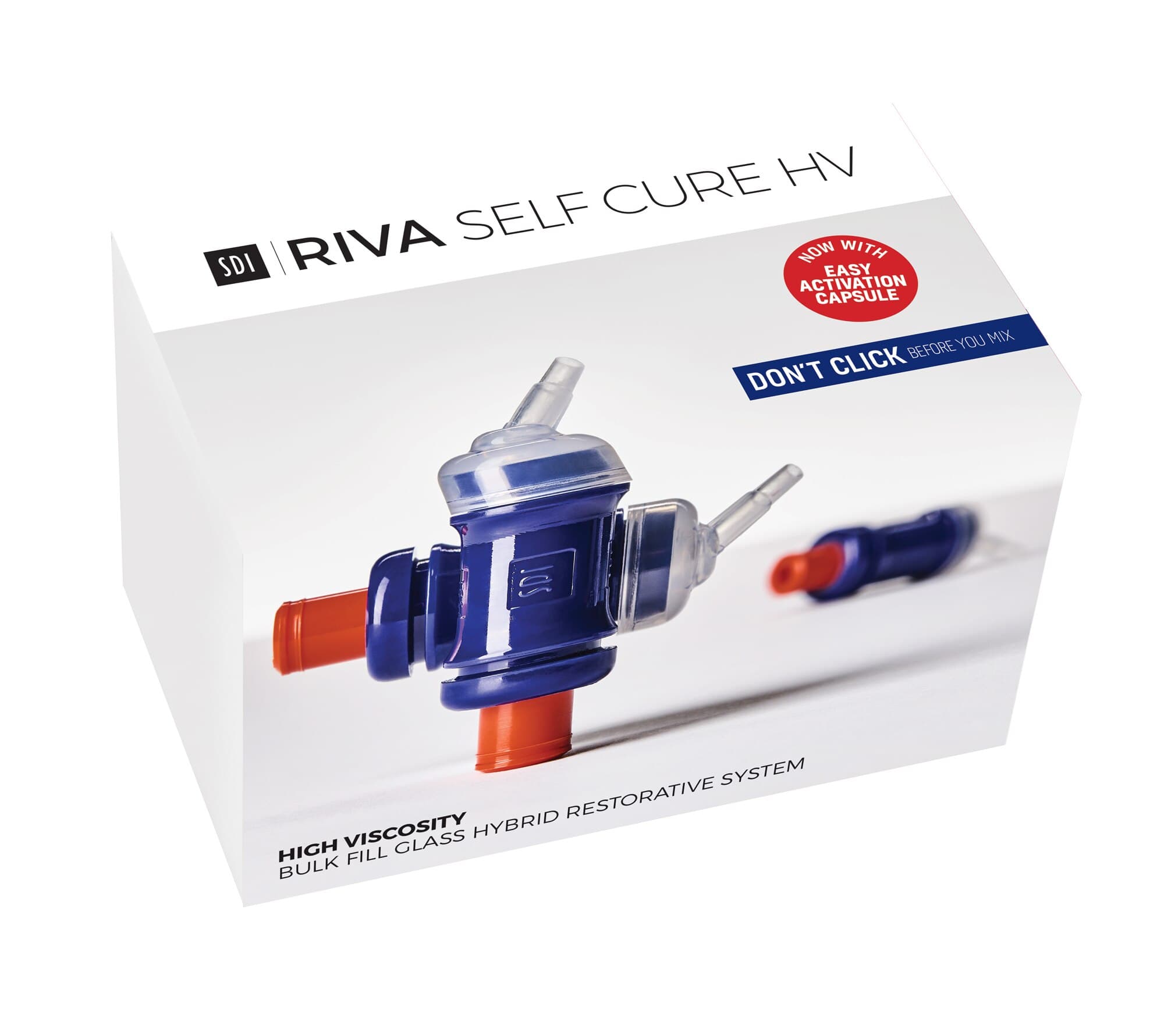 Riva Self Cure HV Capsules, High Viscosity Glass Ionomer Restorative, Shade A1, 50/Box, 8630001 - Riva Self Cure HV Capsules - A1 - Image 1