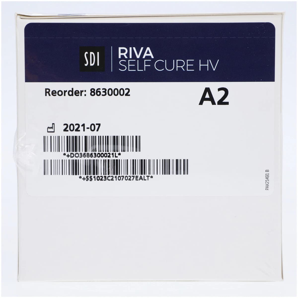 Riva Self Cure HV Capsules, High Viscosity Glass Ionomer Restorative, Shade A2, 50/Box, 8630002 thumbnail 4