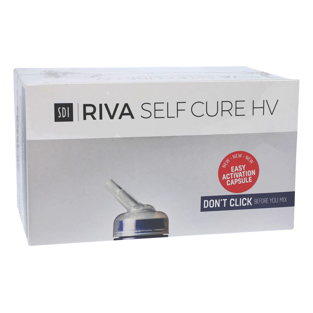 Riva Self Cure HV Capsules, High Viscosity Glass Ionomer Restorative, Shade A3, 50 Capsules/Box, 8630003 - Riva Self Cure HV Capsules - A3 - Image 1