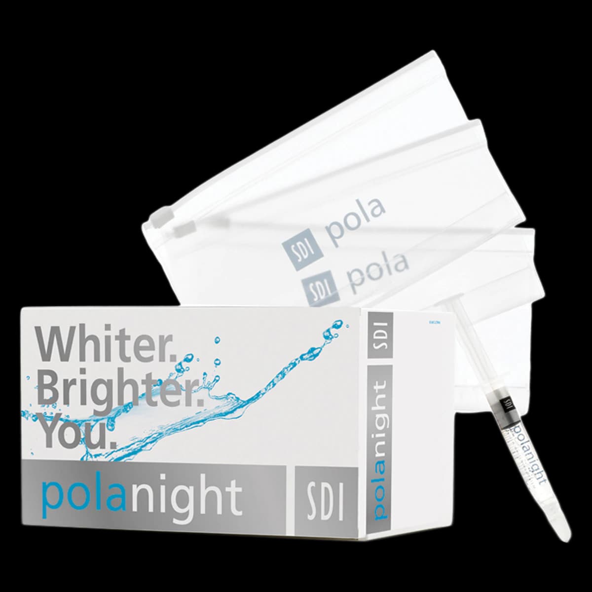 Pola Night Take Home Whitening System Kit, 36 Syringes, 3g, 16% Carbamide Peroxide, Spearmint - Pola Night Kit 36 Syr - Image 1