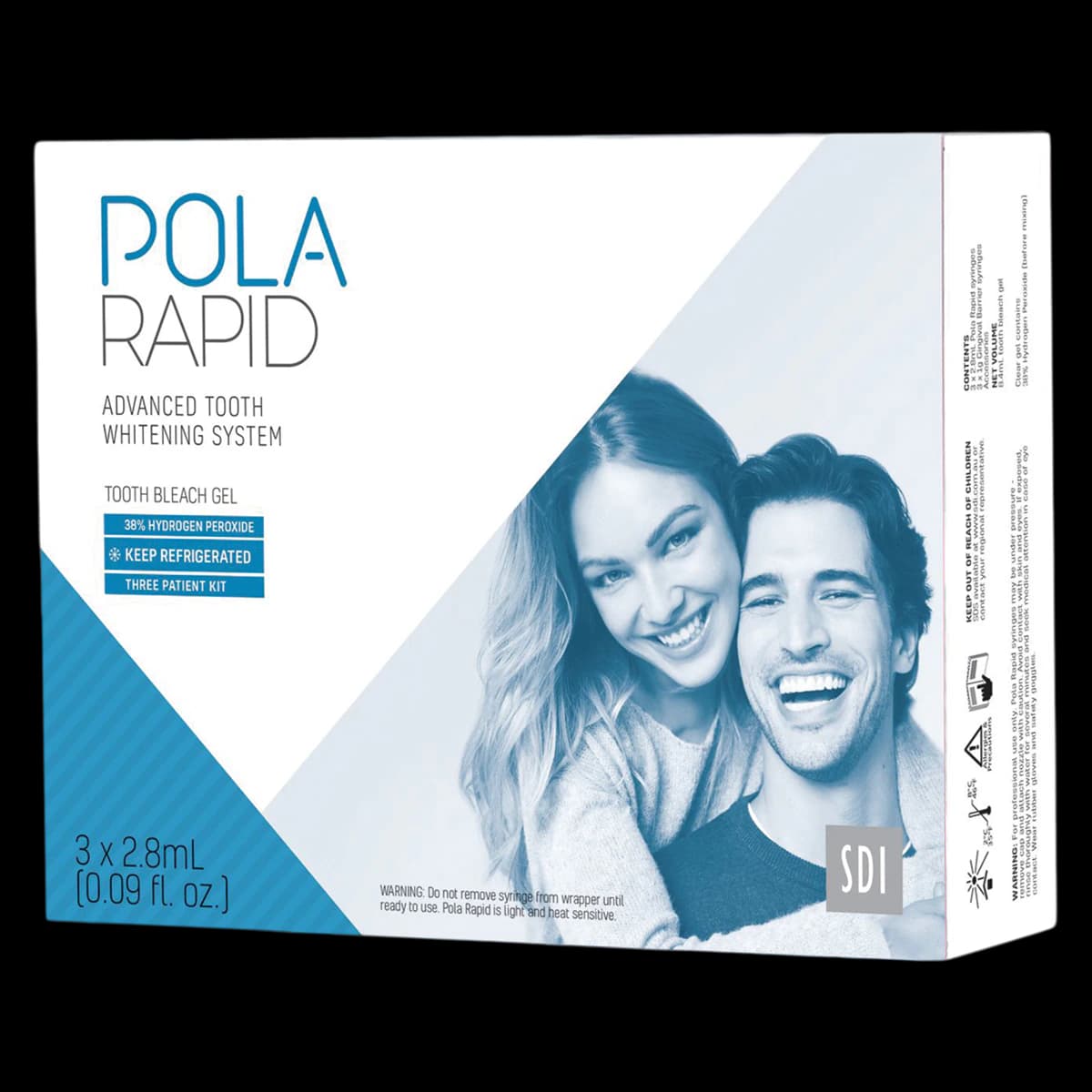 Pola Rapid In-Office Tooth Whitening Kit, 38% Hydrogen Peroxide, 1 Patient, with Optragate, 7700503 - Pola Rapid 1 Pat OP Gate Kit - Image 1