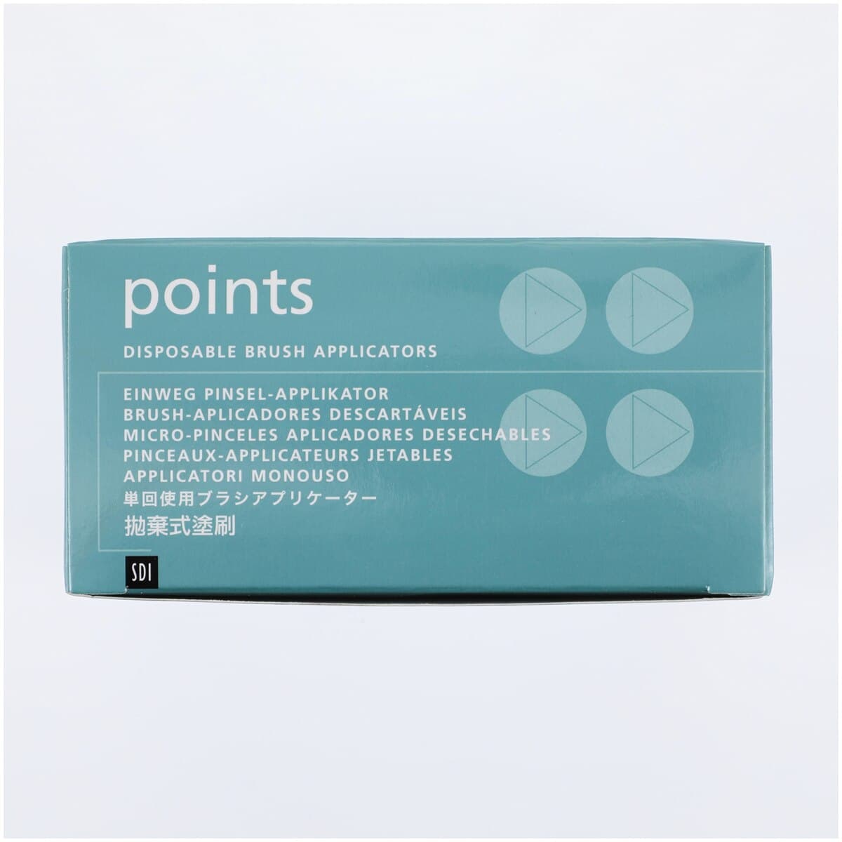 SDI Points Disposable Brush Applicators, Medium, Dark Blue, 400/Pk, 8100118 thumbnail 2