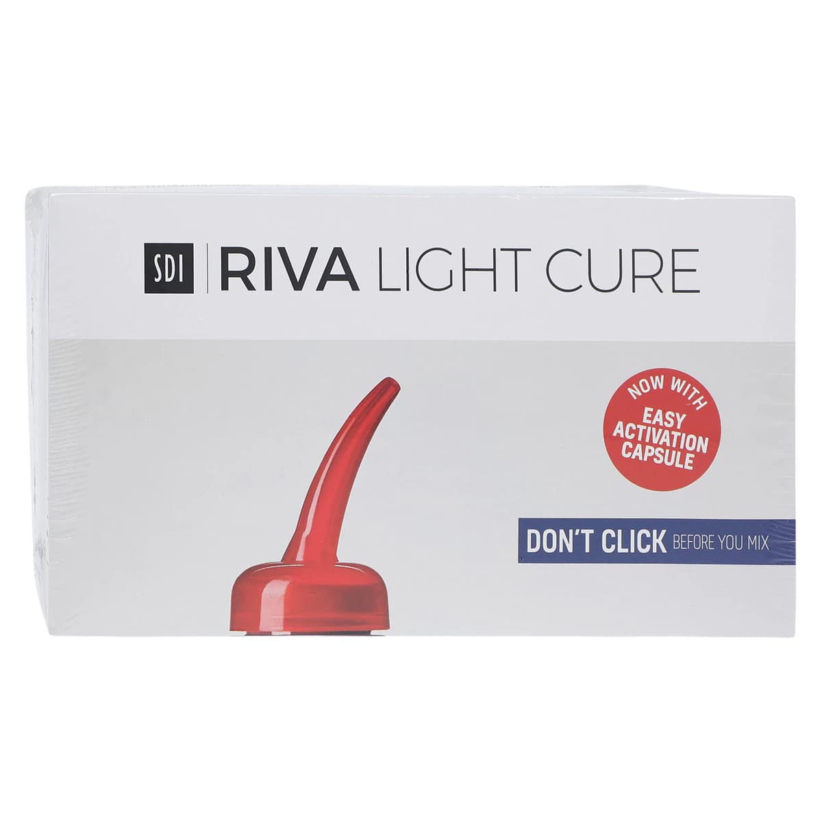 Riva Light Cure Resin-Reinforced Glass Ionomer Restorative Capsules, Assorted Kit (A1, A2, A3, A3.5, B2), 50/Bx, #8710000 - Riva Light Cure Capsules - Assorted Kit - Image 1