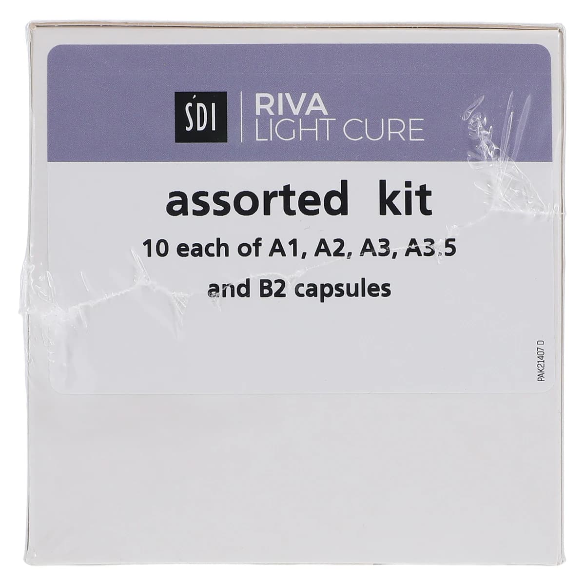 Riva Light Cure Resin-Reinforced Glass Ionomer Restorative Capsules, Assorted Kit (A1, A2, A3, A3.5, B2), 50/Bx, #8710000 thumbnail 4