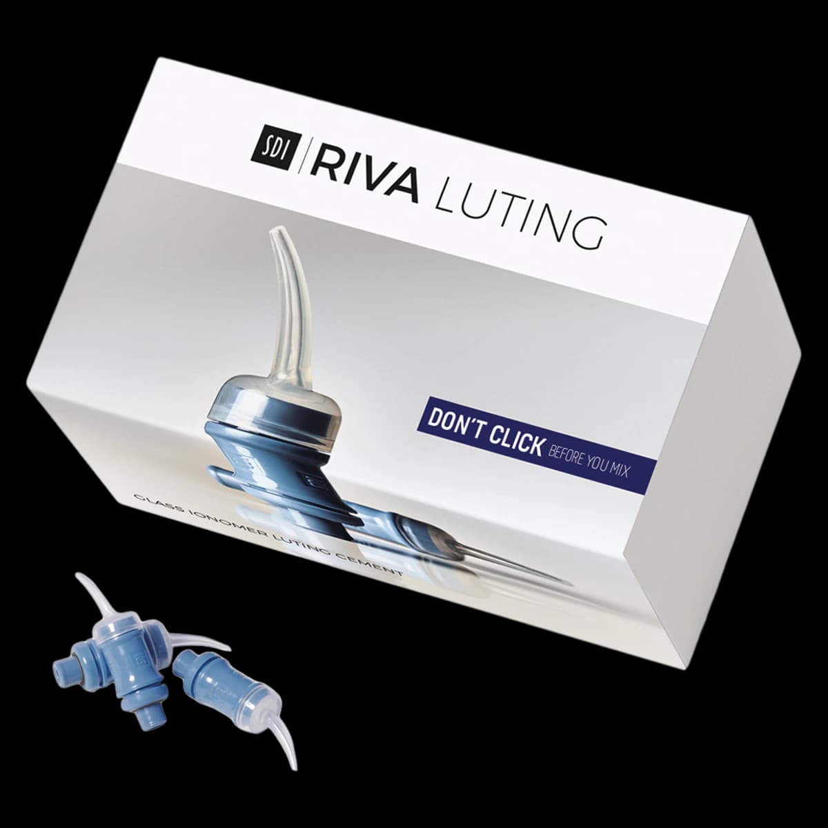 Riva Luting Glass Ionomer Luting Cement Capsules, Universal Light Yellow, 50/Box, 8650008 - Riva Luting - Capsules - Image 1