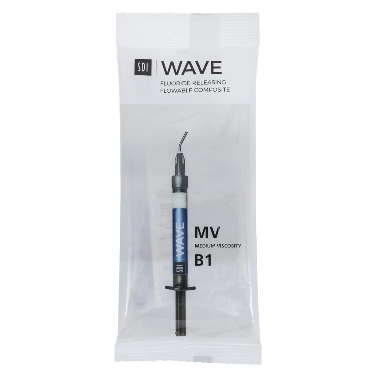 SDI Wave MV Flowable Composite Syringe Refill, Shade B1, 1 g with 5 Tips, 8311101 - Wave MV B1 Syringe Refill - 1g w/ 5 Tips - Image 1