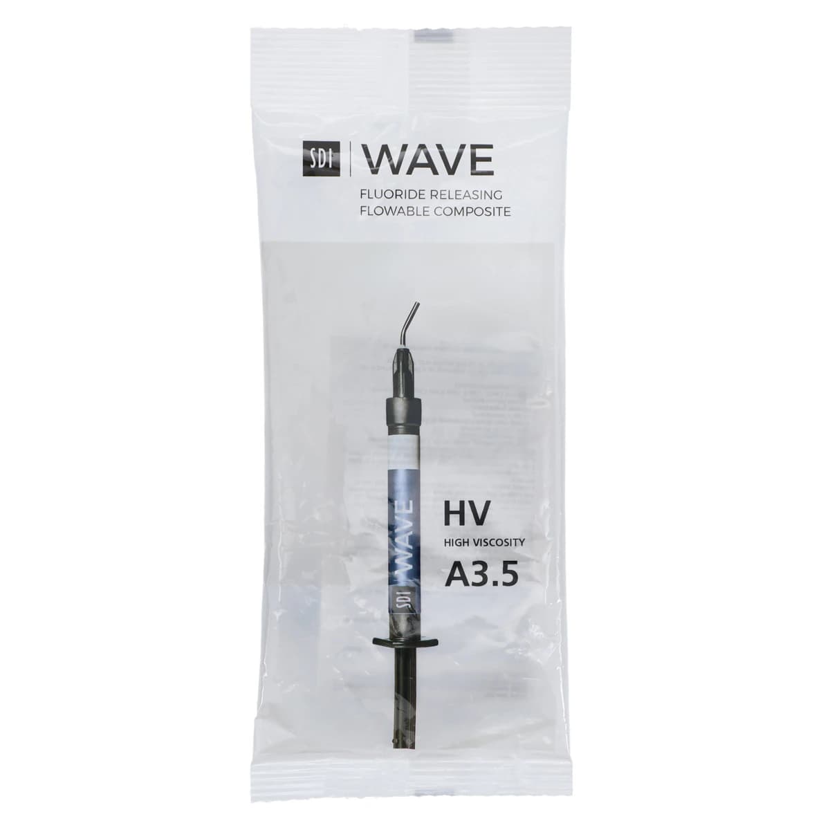 SDI Wave HV Nanofilled Flowable Composite, Light-Cure, Syringe Refill, High Viscosity, Shade A3.5, 1 g, 1 Syringe with 5 Tips, 8210405 - Wave Nanofilled Flowable Composite, Light-Cure, Syringe Refill, High Viscosity, 1 g, A3.5, 1/Pk - Image 1