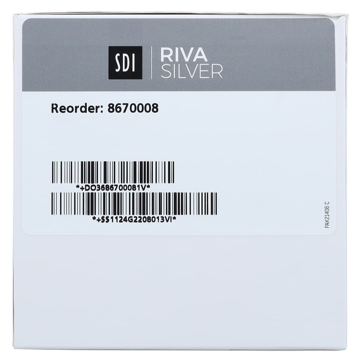 Riva Silver Capsules, Silver-Alloy Reinforced Glass Ionomer Restorative, 50/Bx, 8670008 thumbnail 6