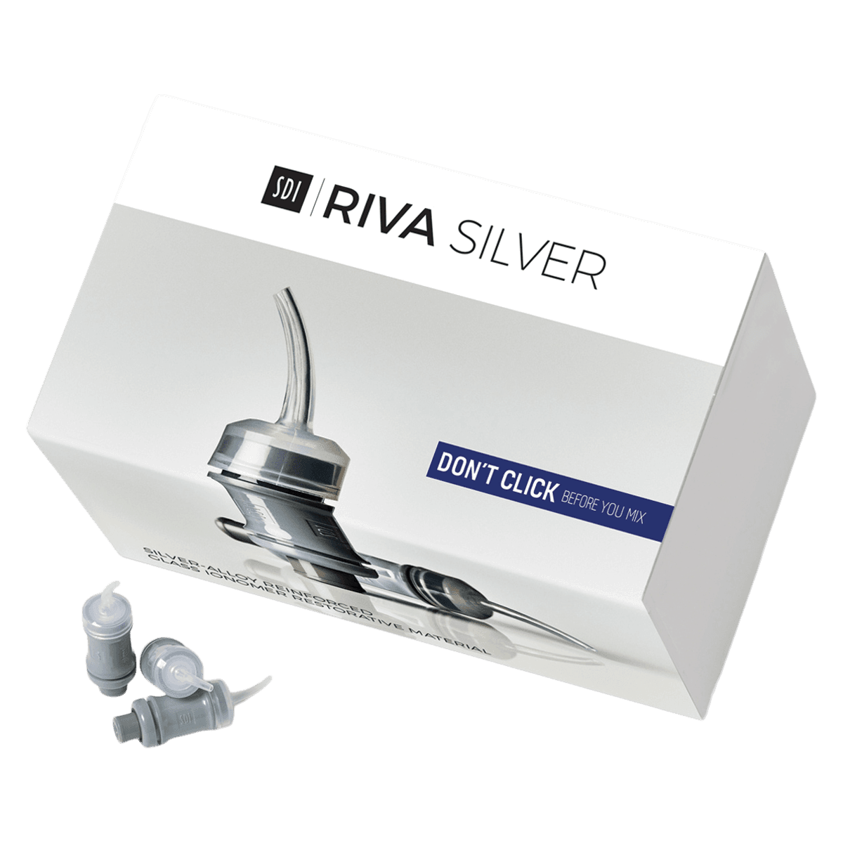 Riva Silver Capsules, Silver-Alloy Reinforced Glass Ionomer Restorative, 50/Bx, 8670008 thumbnail 2