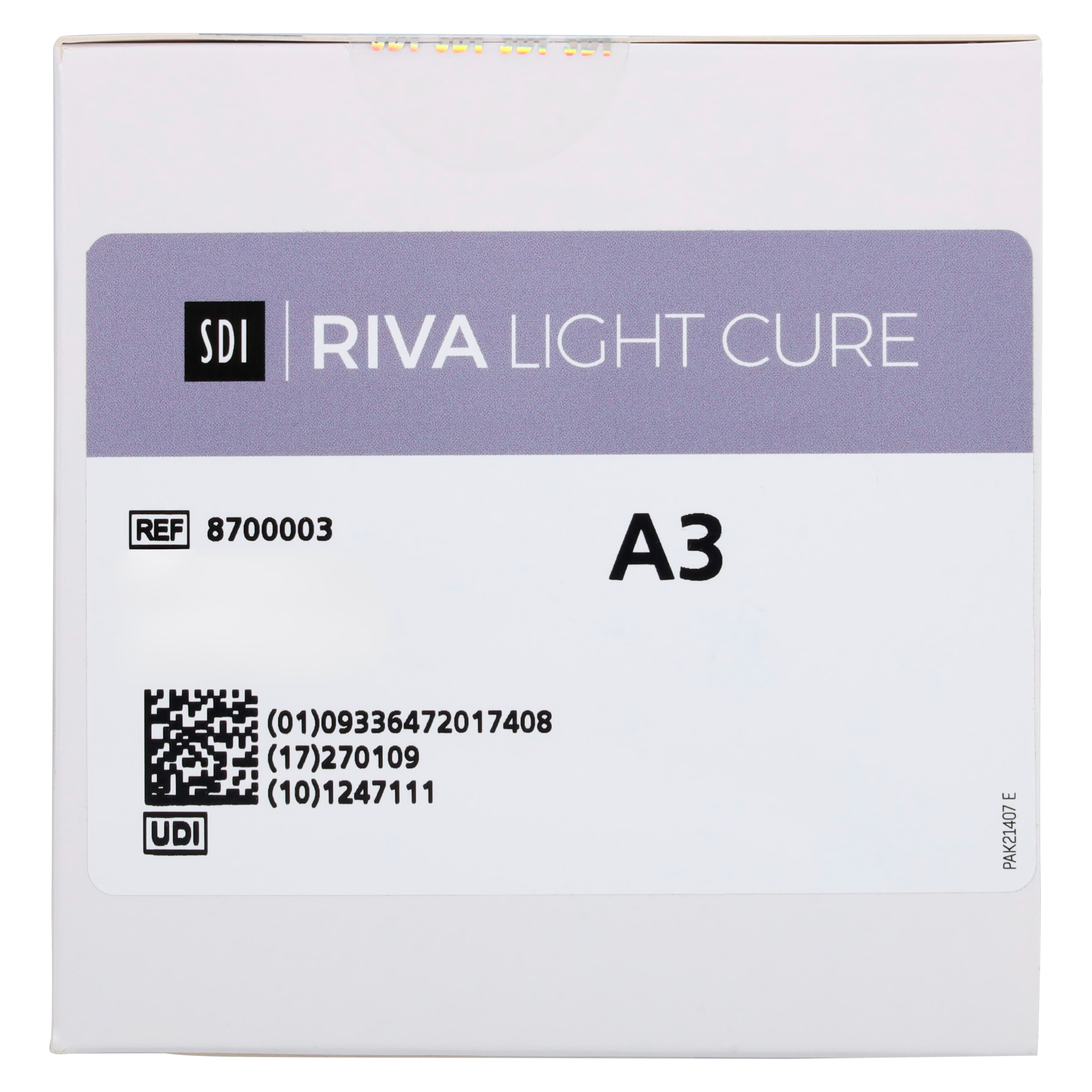 SDI Riva Light Cure Resin-Modified Glass Ionomer Restorative Capsules, Shade A3, 50/Bx, 8700003 thumbnail 6