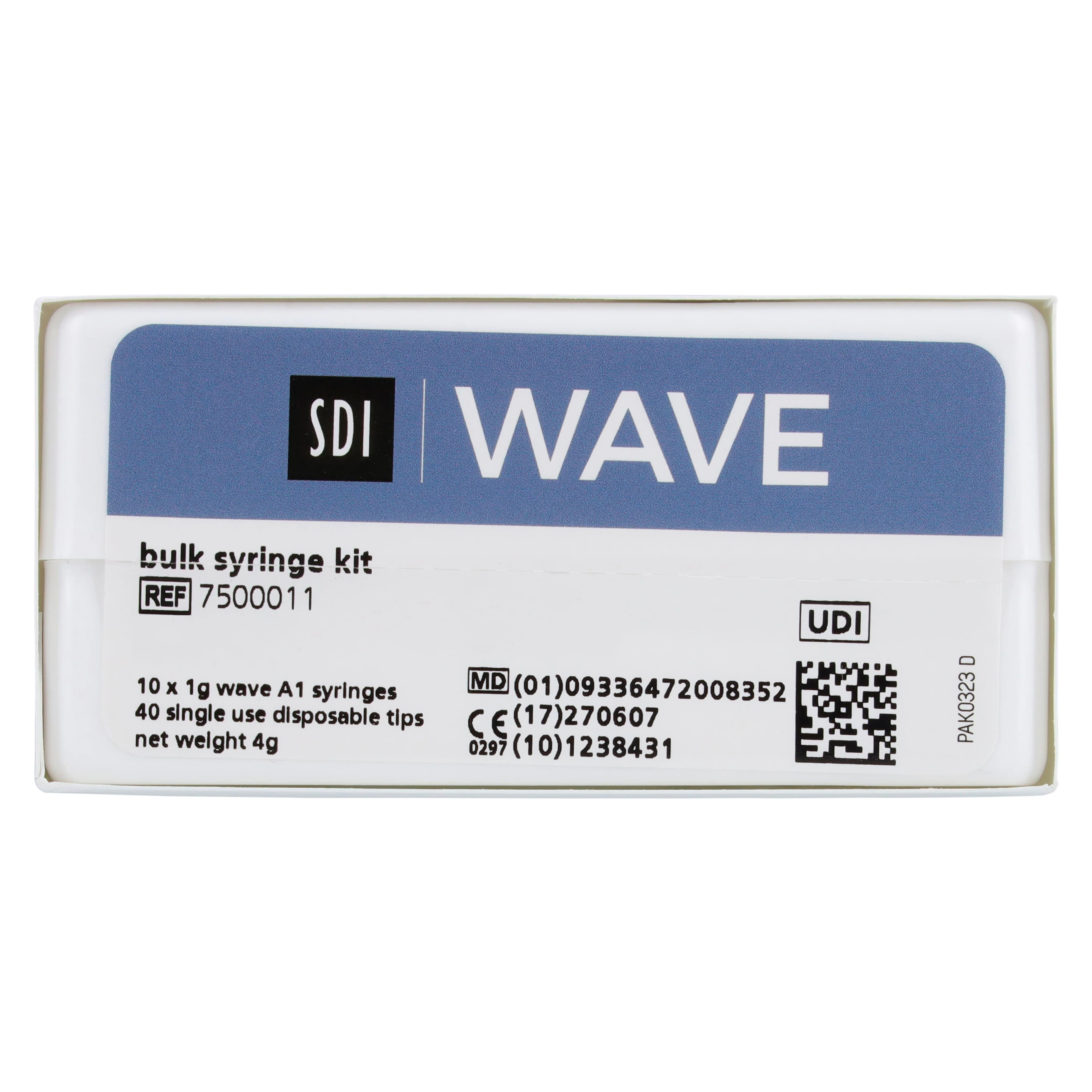 SDI Wave Flowable Composite Syringe Bulk Kit, Shade A1, 10 x 1g Syringes + 40 Applicator Tips, #7500011 thumbnail 10