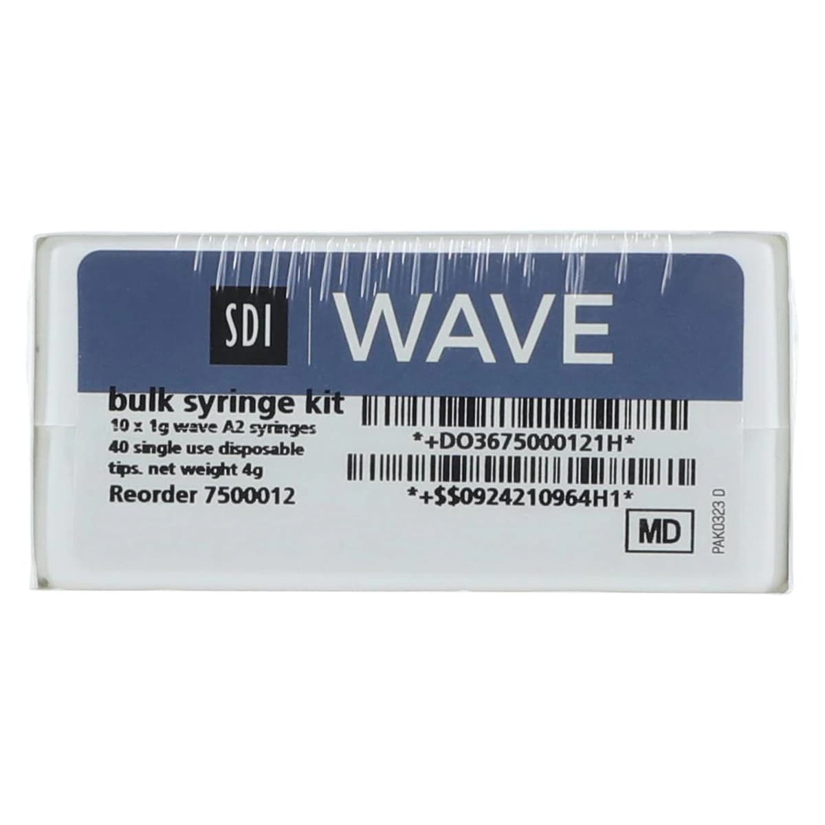 SDI Wave Flowable Composite Syringe Bulk Kit, Shade A2, 10 x 1g Syringes + 40 Applicator Tips, 7500012 thumbnail 4