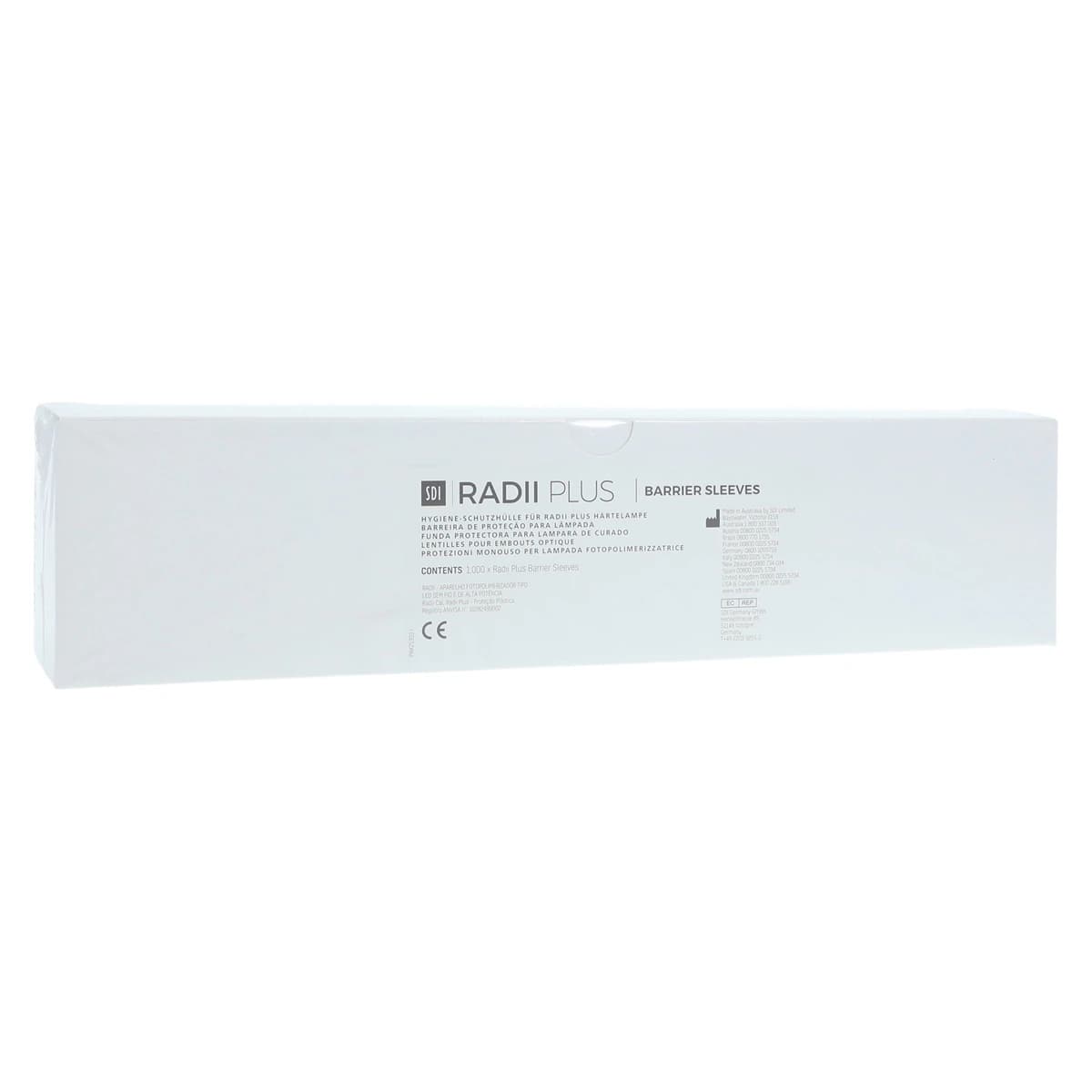 Radii Plus Curing Light Barrier Sleeves, Disposable, 1000/Box, 5600055 - Radii Plus - Barrier Sleeves - Image 1