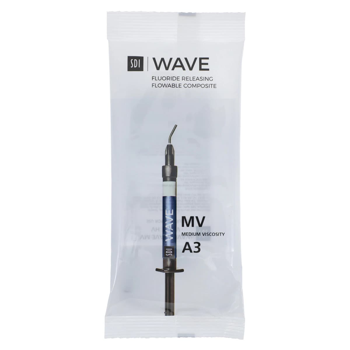 SDI Wave MV Nanofilled Flowable Composite, Light-Cure, Syringe Refill, Medium Viscosity, Shade A3, 1 g Syringe with 5 Tips, 1/Pk, 8310304 - Wave Nanofilled Flowable Composite, Light-Cure, Syringe Refill, Medium Viscosity, 1 g, A3, 1/Pk, 8310304 - Image 1
