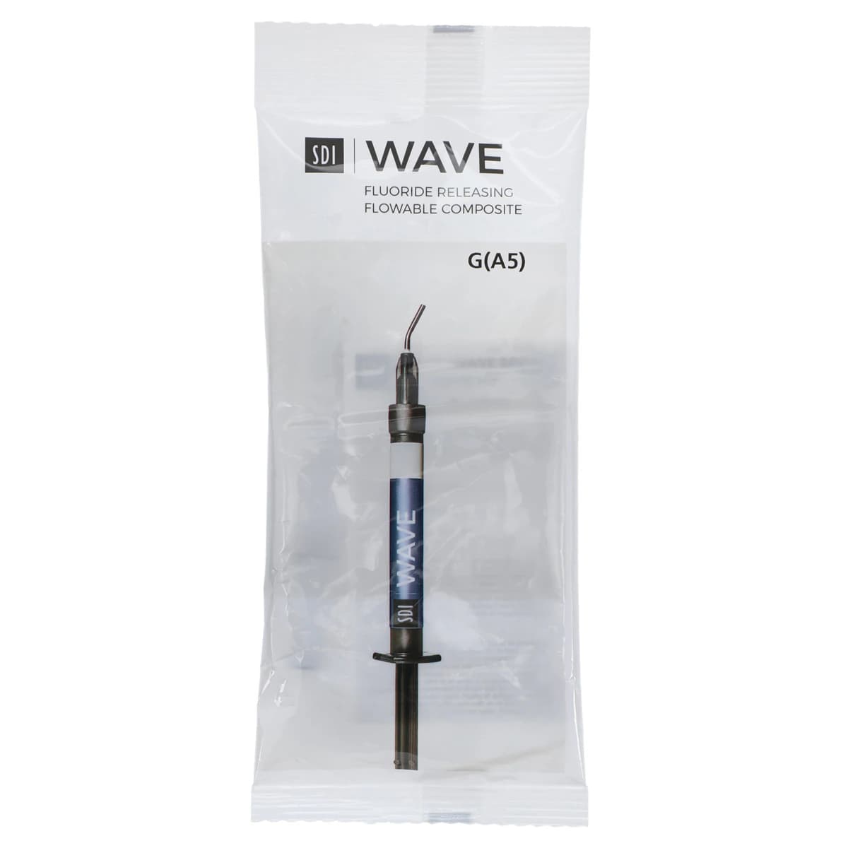 SDI Wave Flowable Composite Syringe Refill, Gingival Shade A5, 1 g Syringe with 5 Tips, 7514143 - Wave Syringe 1gm Gingival A5 - Image 1