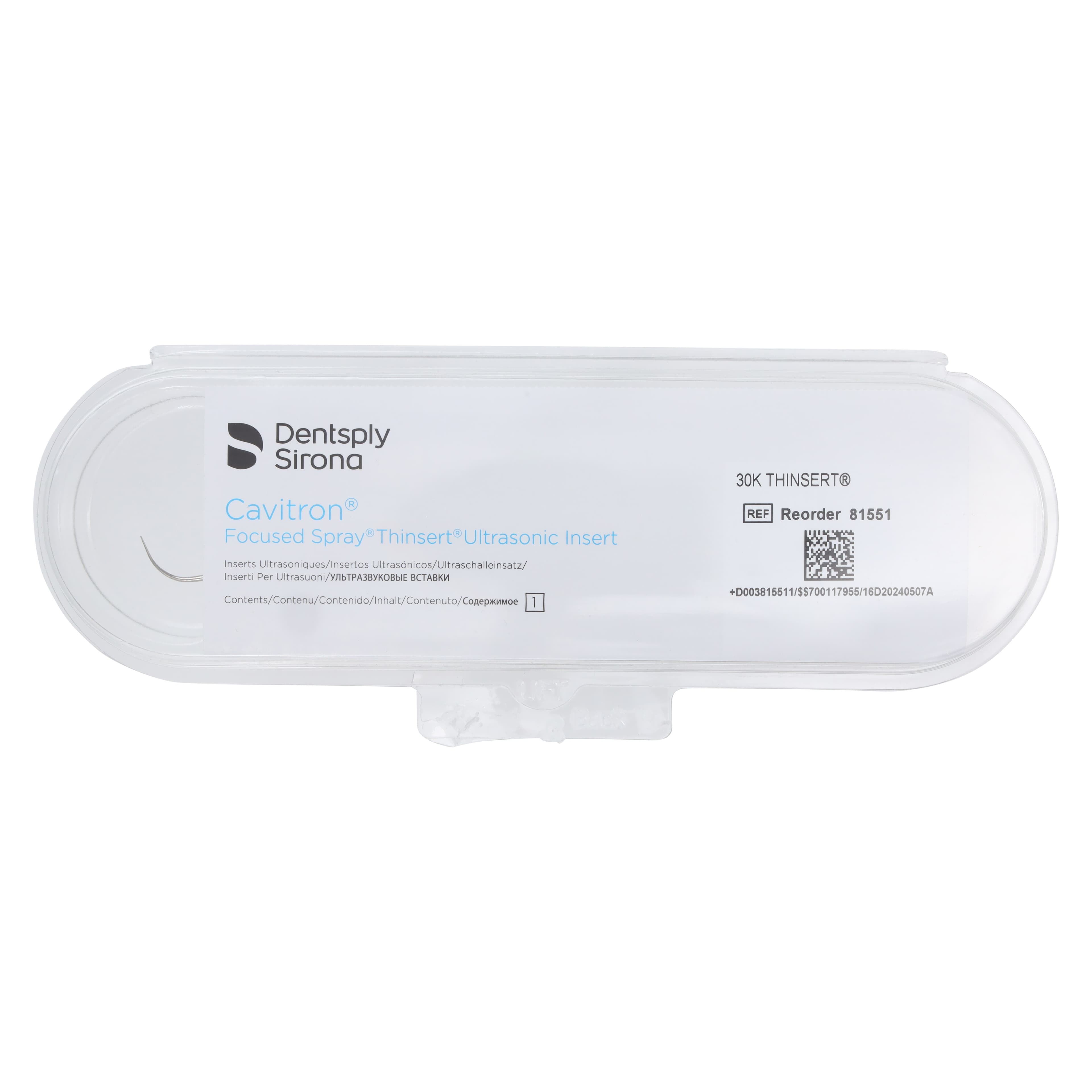 Cavitron THINsert Focused Spray Ultrasonic Insert, 30 kHz, Lavender Grip, 1 Each, 81551 thumbnail 6