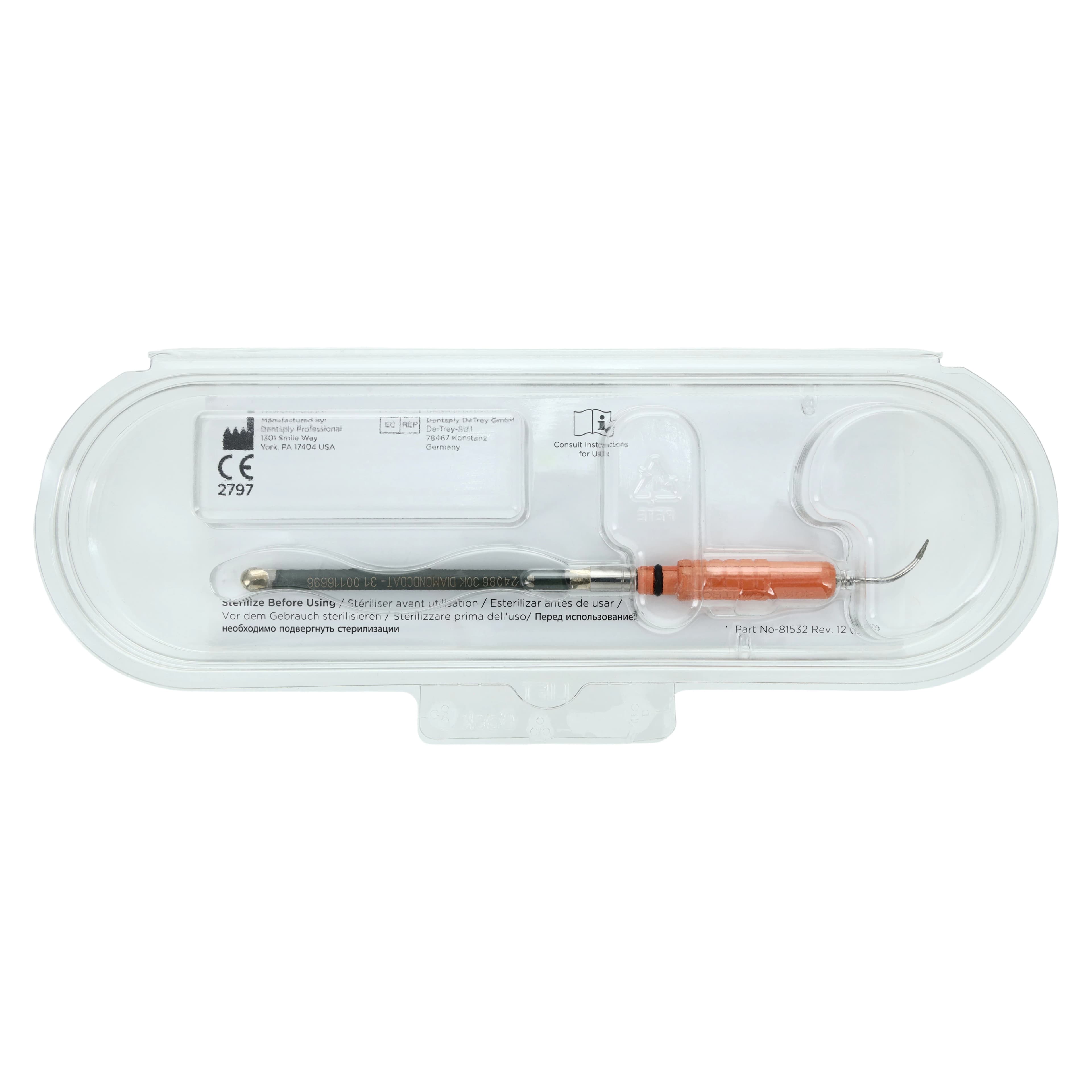 Cavitron FSI Focused Spray Powerline Diamondcoat Ultrasonic Insert, 30 kHz, Dark Orange Grip, 1/Pk, 90243 thumbnail 7