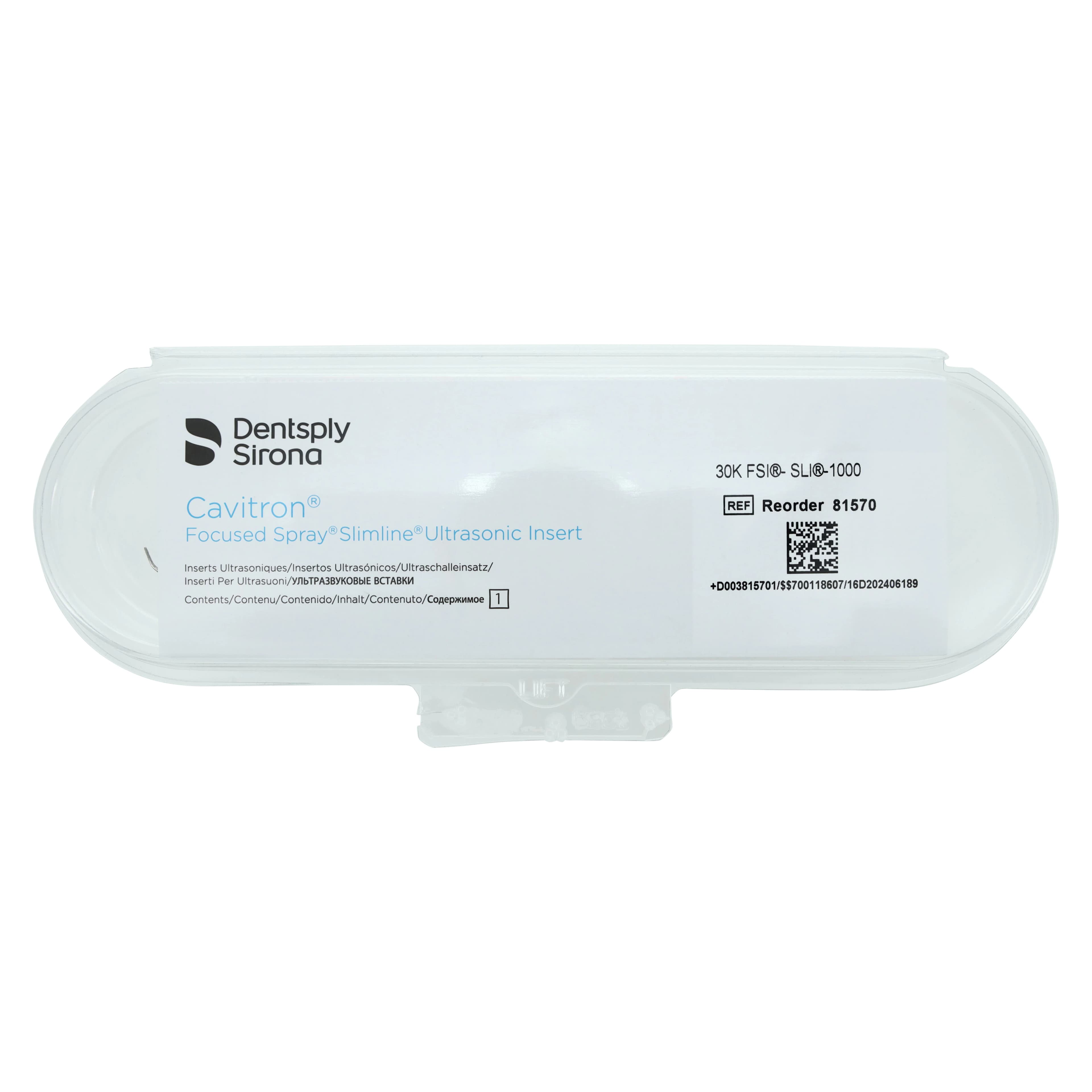 Dentsply Cavitron FSI SlimLINE Ultrasonic Insert, FSI-SLI 1000, Triple Bend, 30K, Dark Green, 1/Pk, 81570 thumbnail 6