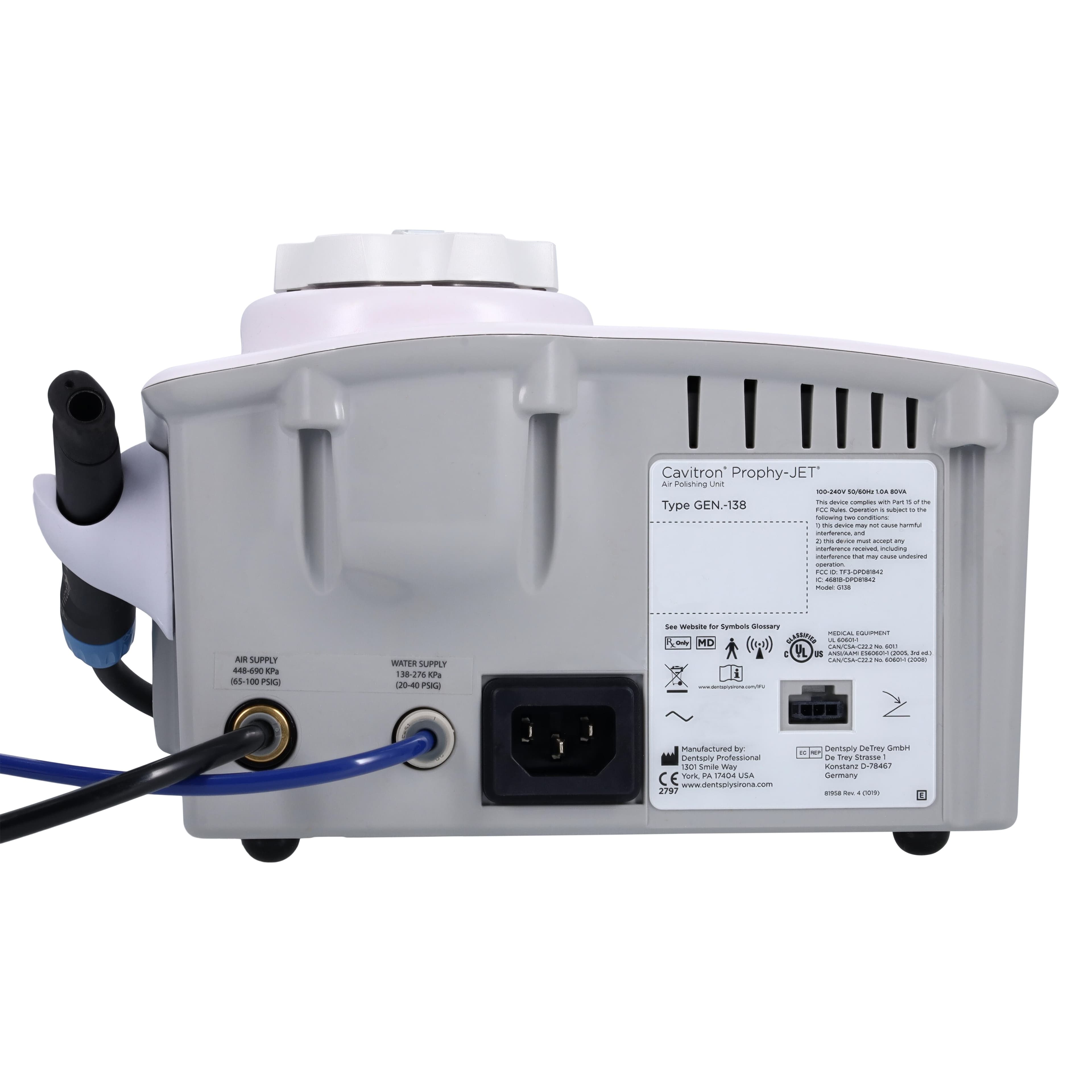 Cavitron Prophy Jet Air Polishing System with Tap-On Technology and Prophy Mode Auto Cycles, 115V Tabletop Unit, 8195001 thumbnail 6