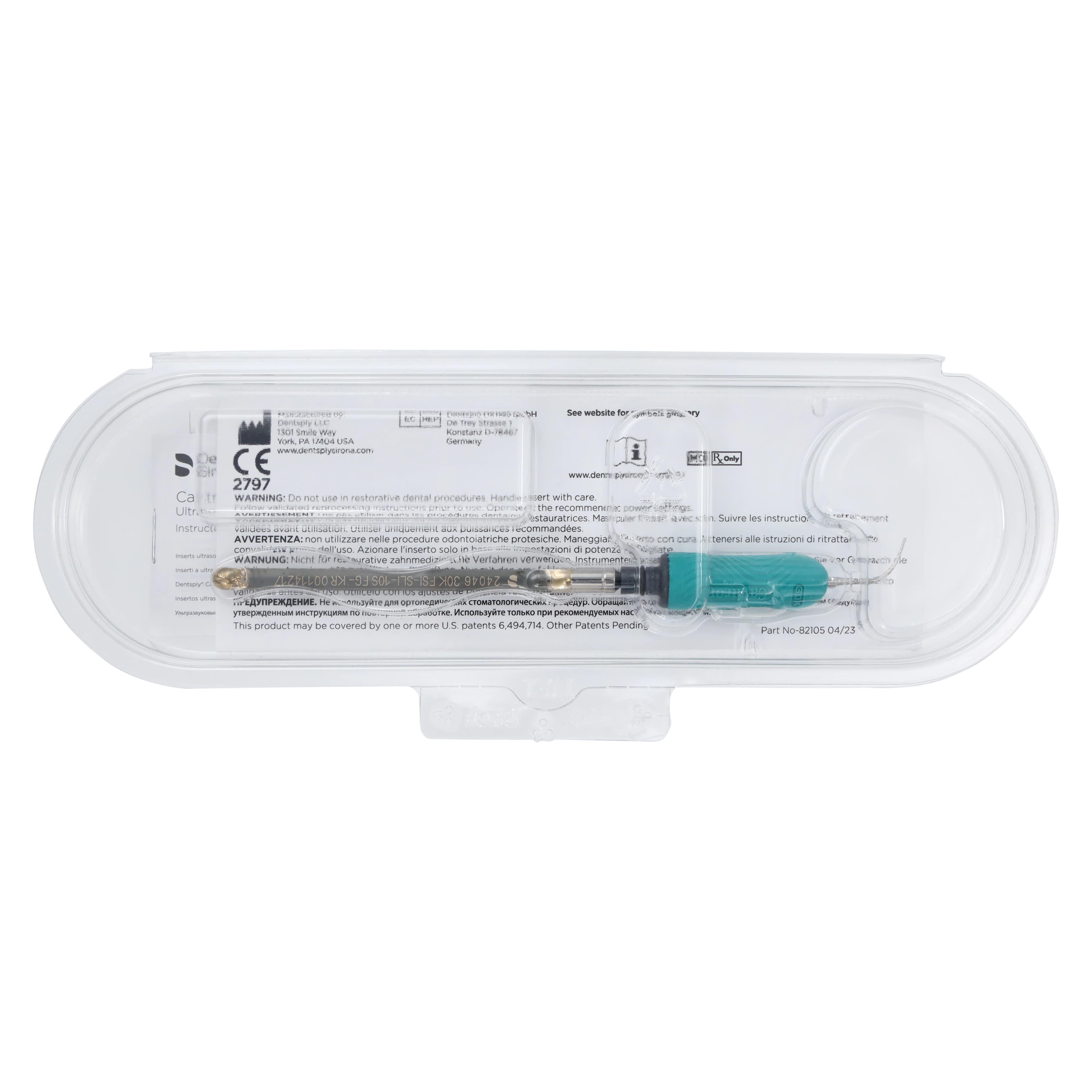 Cavitron FSI SlimLINE-10S FitGrip Ultrasonic Insert, Green, 30K, 1/Pk, 82005 thumbnail 7