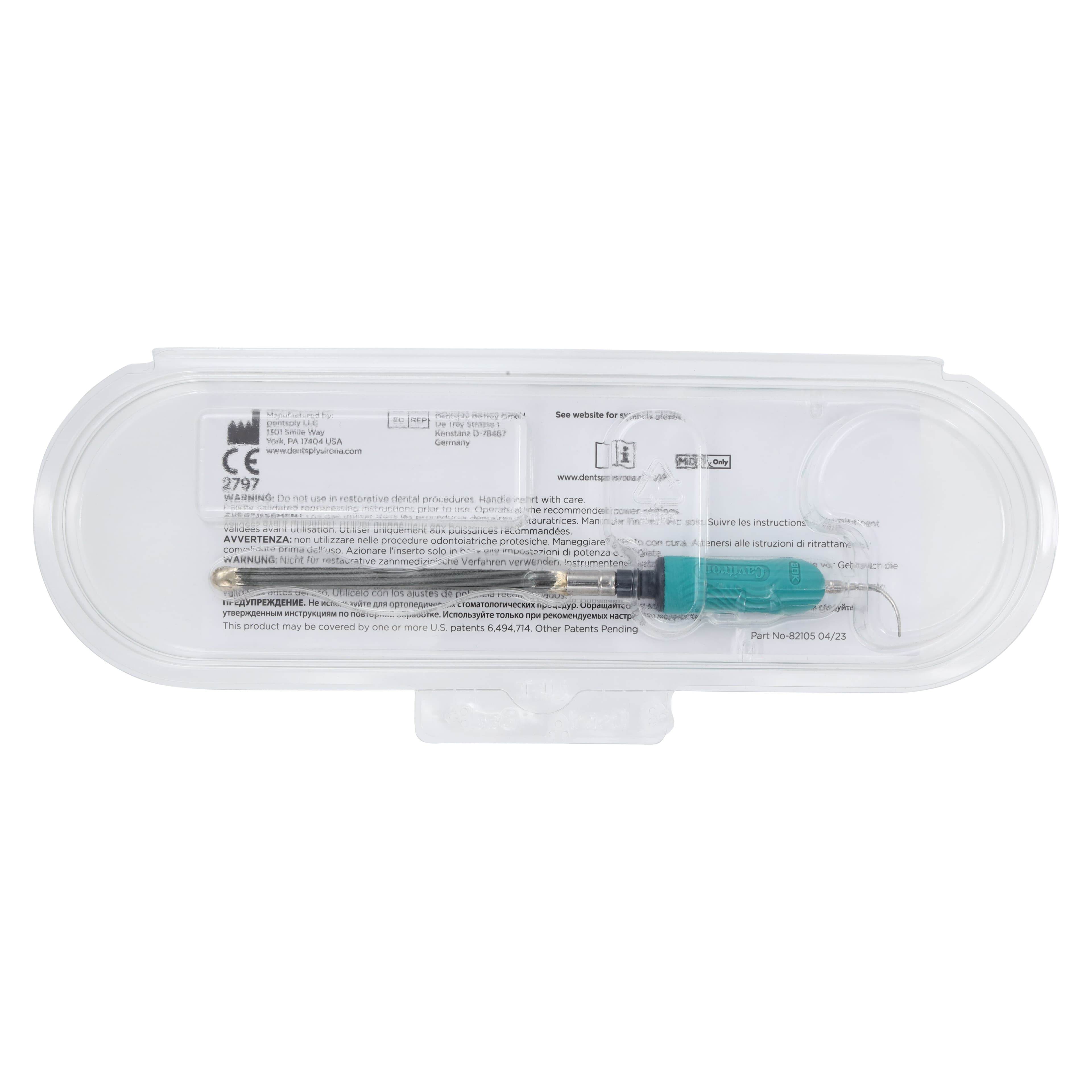 Cavitron FSI SlimLINE-10 FitGrip Ultrasonic Insert, Right Curve, Green, 30K, 1/Pk, 82007 thumbnail 7
