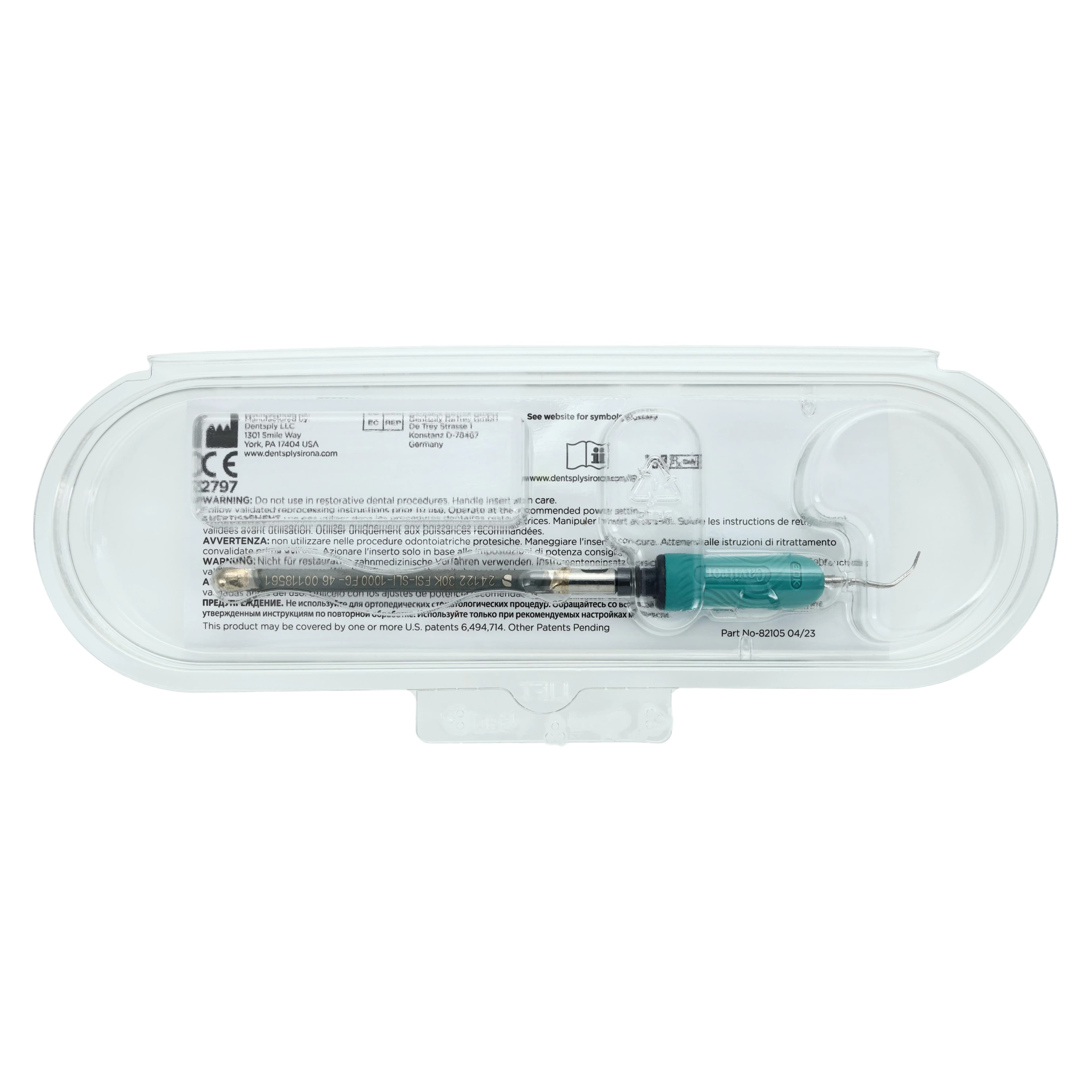 Dentsply Cavitron FSI SlimLINE-1000 Ultrasonic Insert, FitGrip, Triple Bend, Green, 30K, 1/Pk, 82008 thumbnail 7