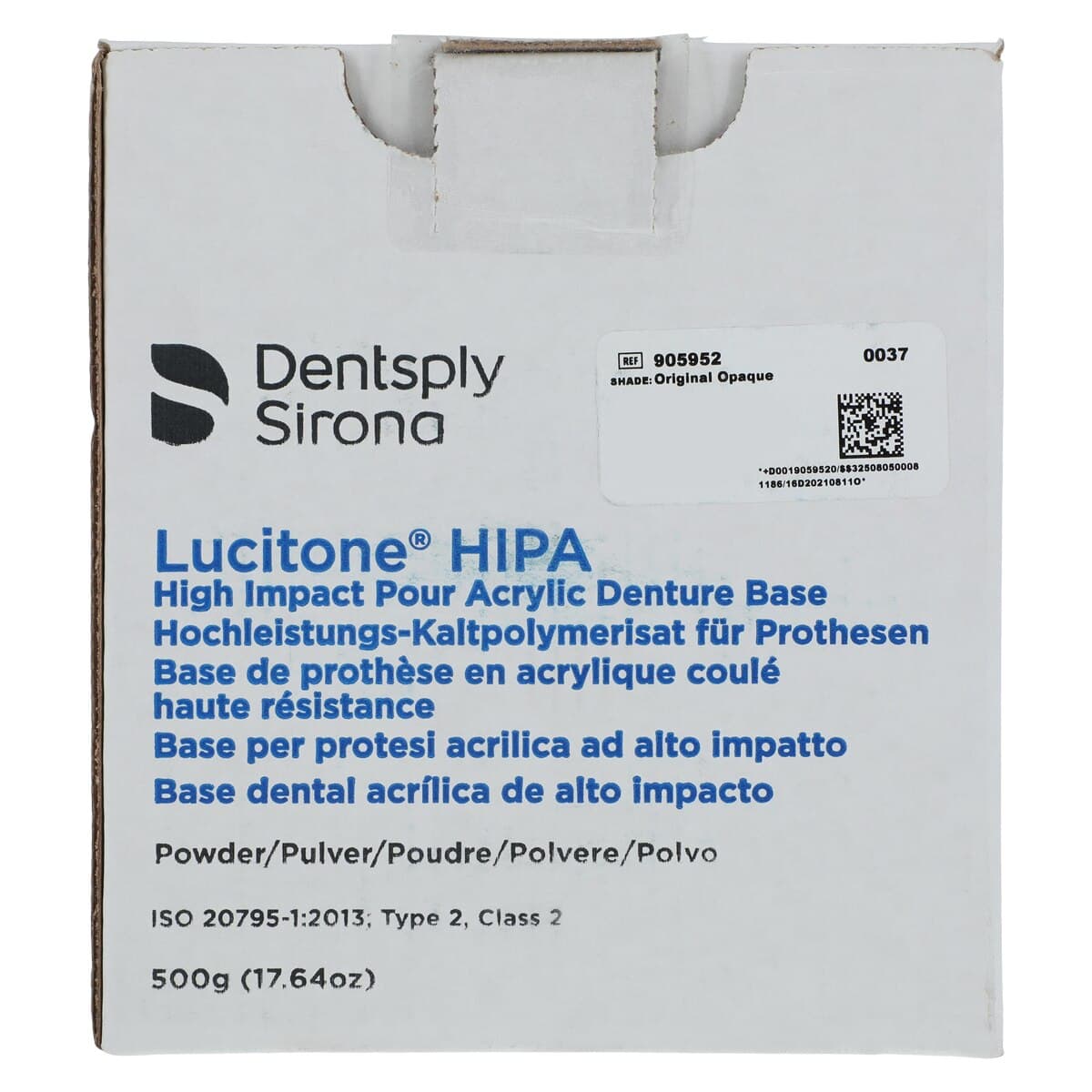 Lucitone HIPA Pourable Denture Base Acrylic Powder, Original Opaque, 500g, 905952 thumbnail 6