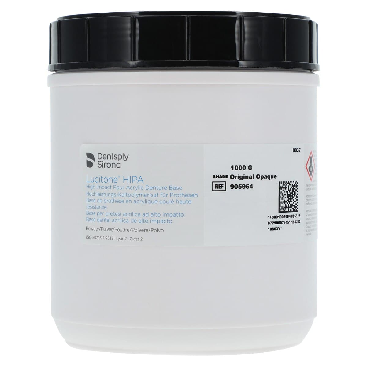 Lucitone HIPA Denture Base Resin, Original Opaque, Powder, 2 x 1000g thumbnail 3