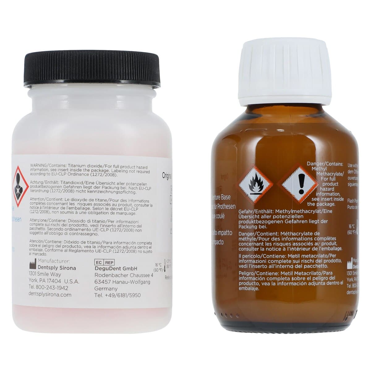 Lucitone HIPA High Impact Pourable Acrylic Denture Base Trial Kit, Original, 100g Powder/100ml Liquid, 905960 thumbnail 4