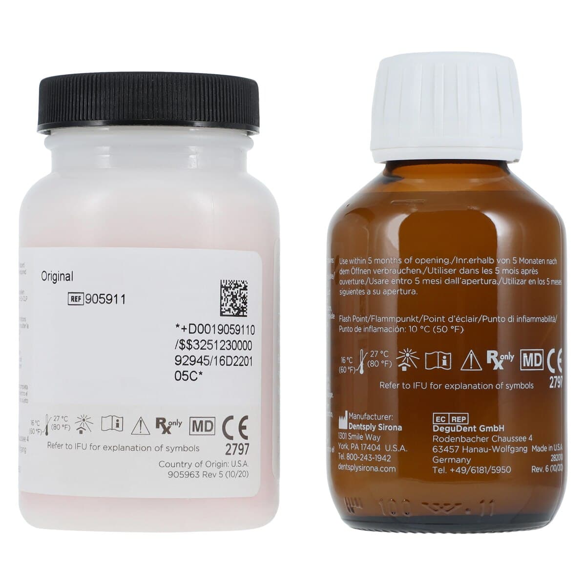 Lucitone HIPA High Impact Pourable Acrylic Denture Base Trial Kit, Original, 100g Powder/100ml Liquid, 905960 thumbnail 5