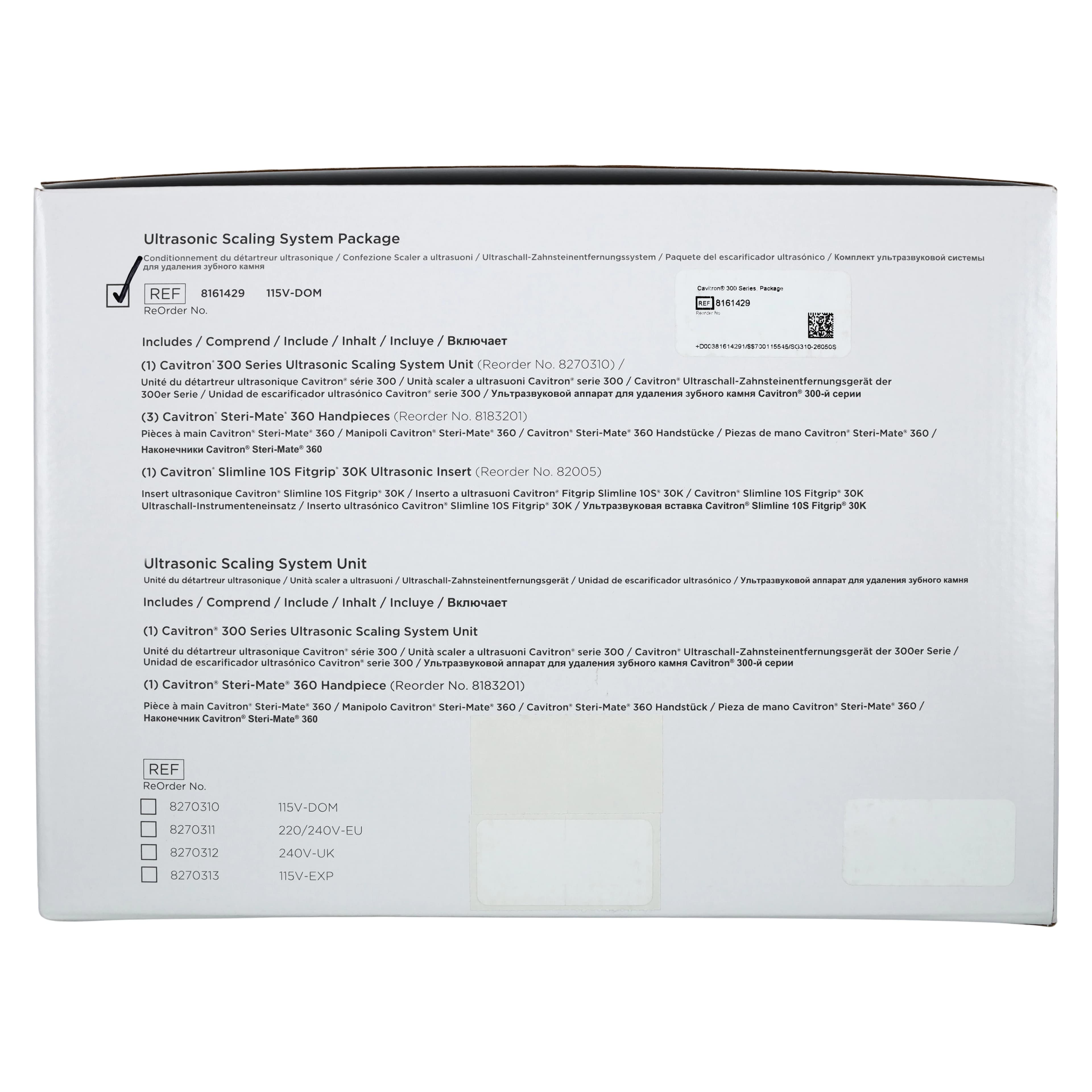 Cavitron 300 Series Ultrasonic Scaling System Package, 8161429 thumbnail 18