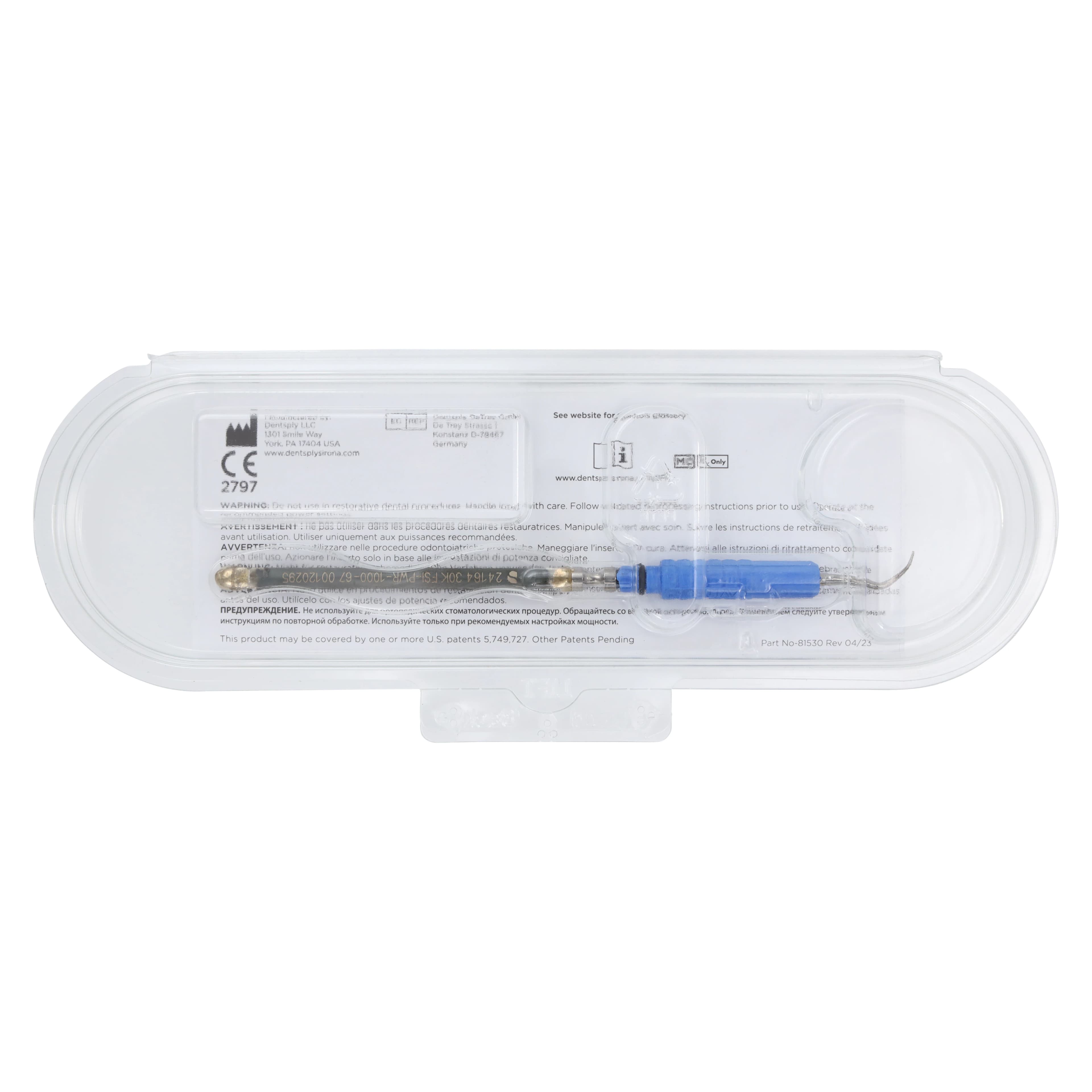Dentsply Cavitron FSI PowerLINE-1000 Ultrasonic Insert, 30K, Dark Blue, 1/Pk, 80799 thumbnail 6