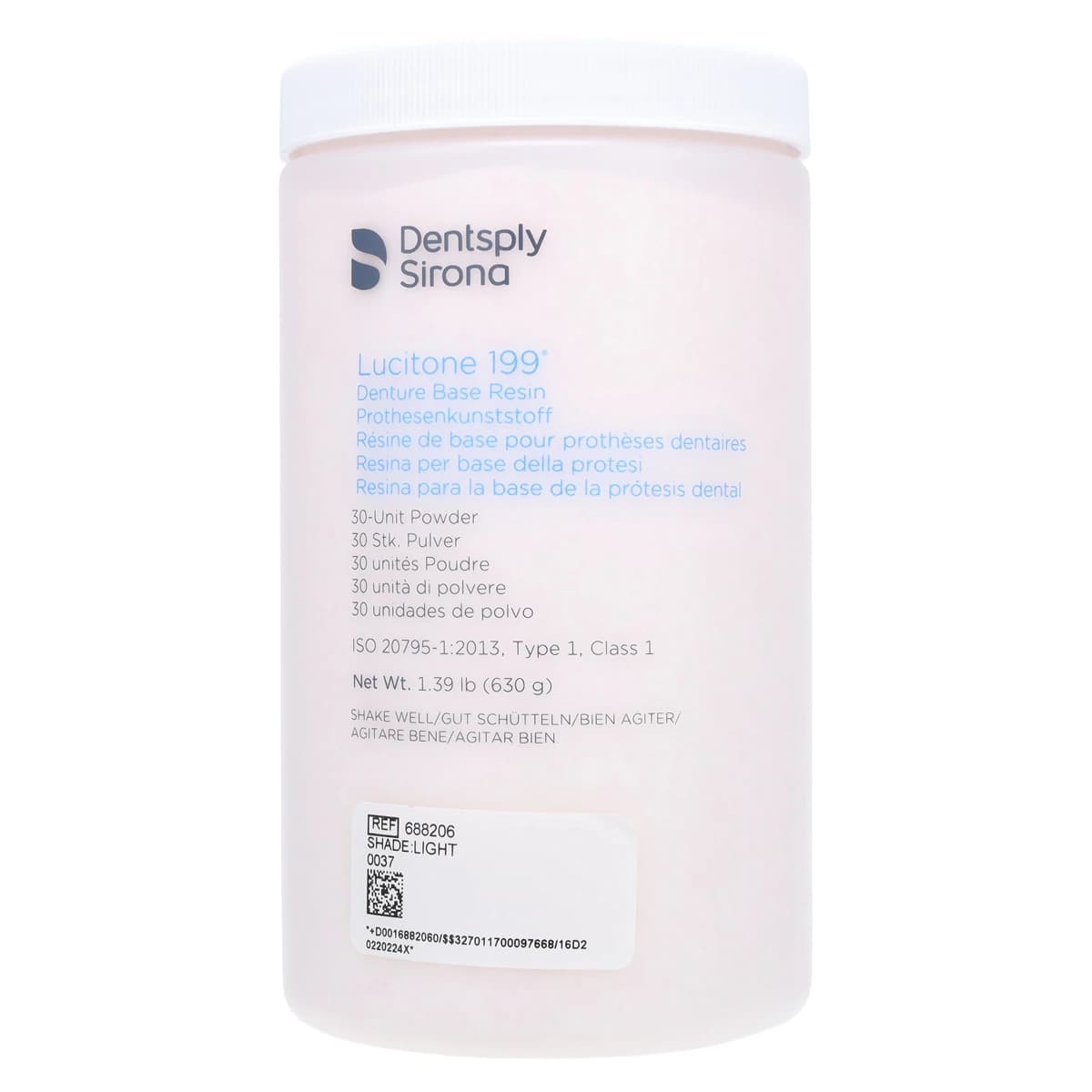 Lucitone 199 Denture Base Resin Powder, Light Pink, 630 g (30-Unit Package), 688206 thumbnail 3