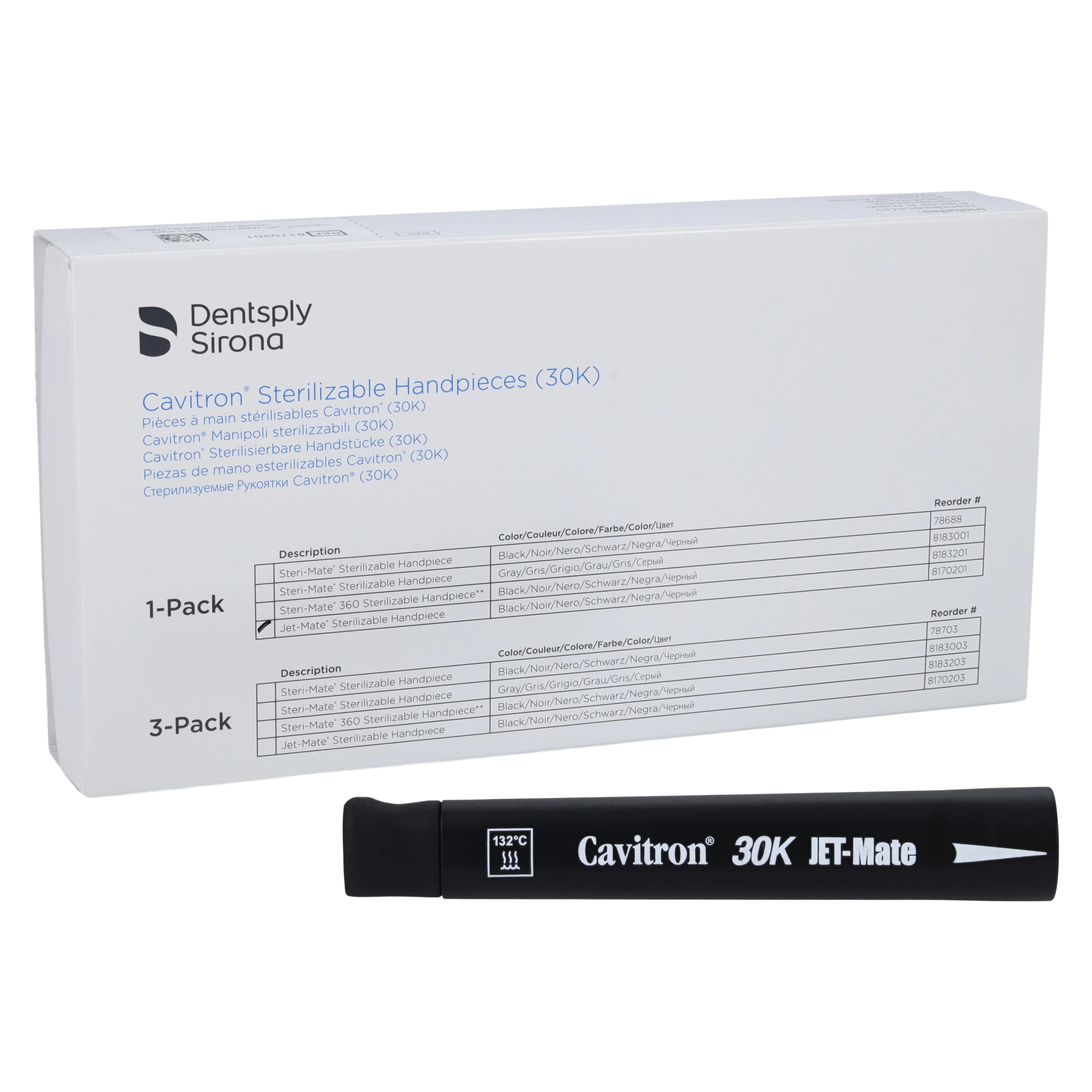 Dentsply Sirona Cavitron Jet-Mate Detachable Sterilizable Handpiece, 30K, 8170201, Single Pack thumbnail 2