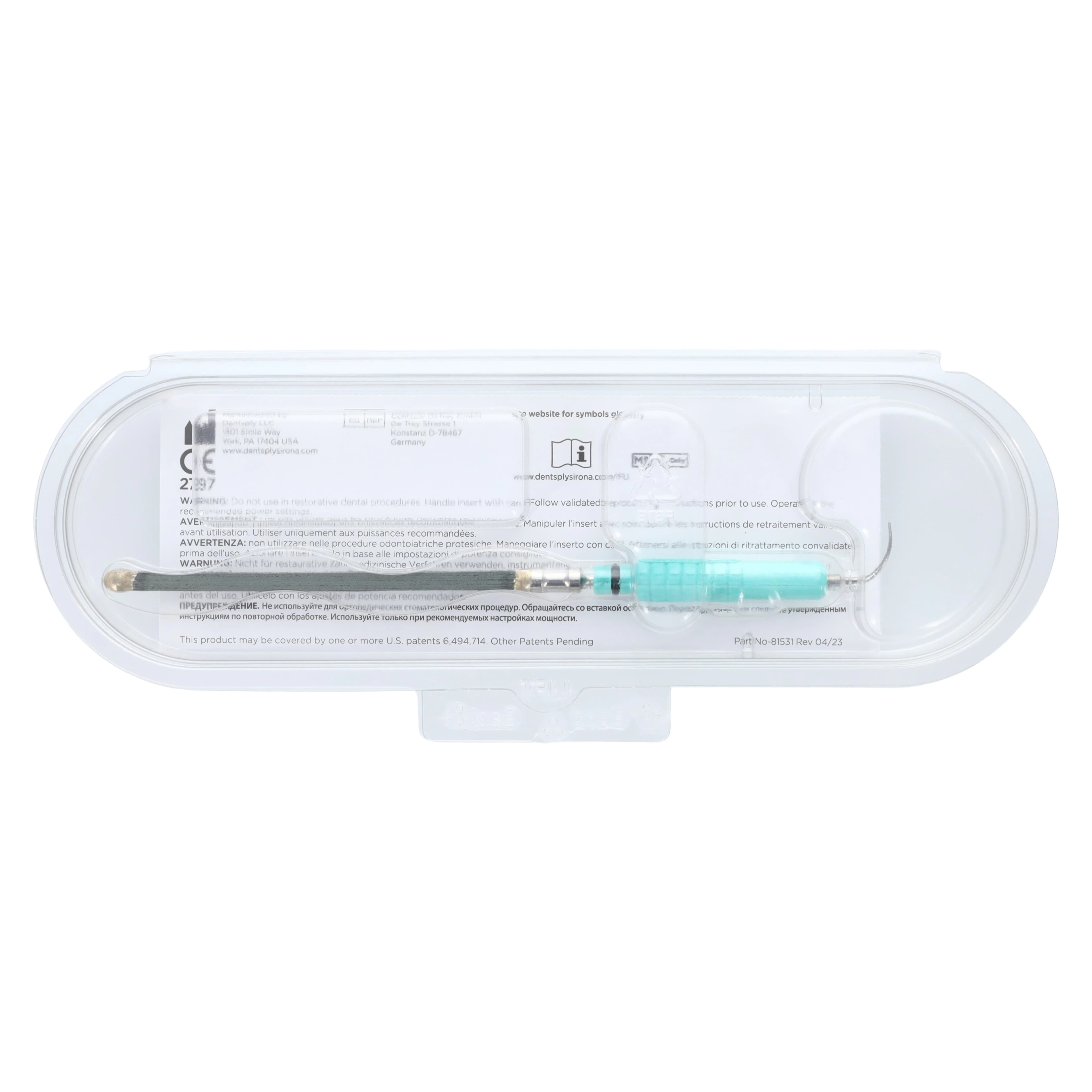Cavitron FSI Focused Spray Slimline Ultrasonic Insert, FSI-SLI 10L, 25 kHz, Left, Light Green, 1/Pk, 80393 - Cavitron® FSI® Focused Spray Slimline® 10L Classic Grip Insert FSI-SLI 10L 25 kHz Each - Image 1