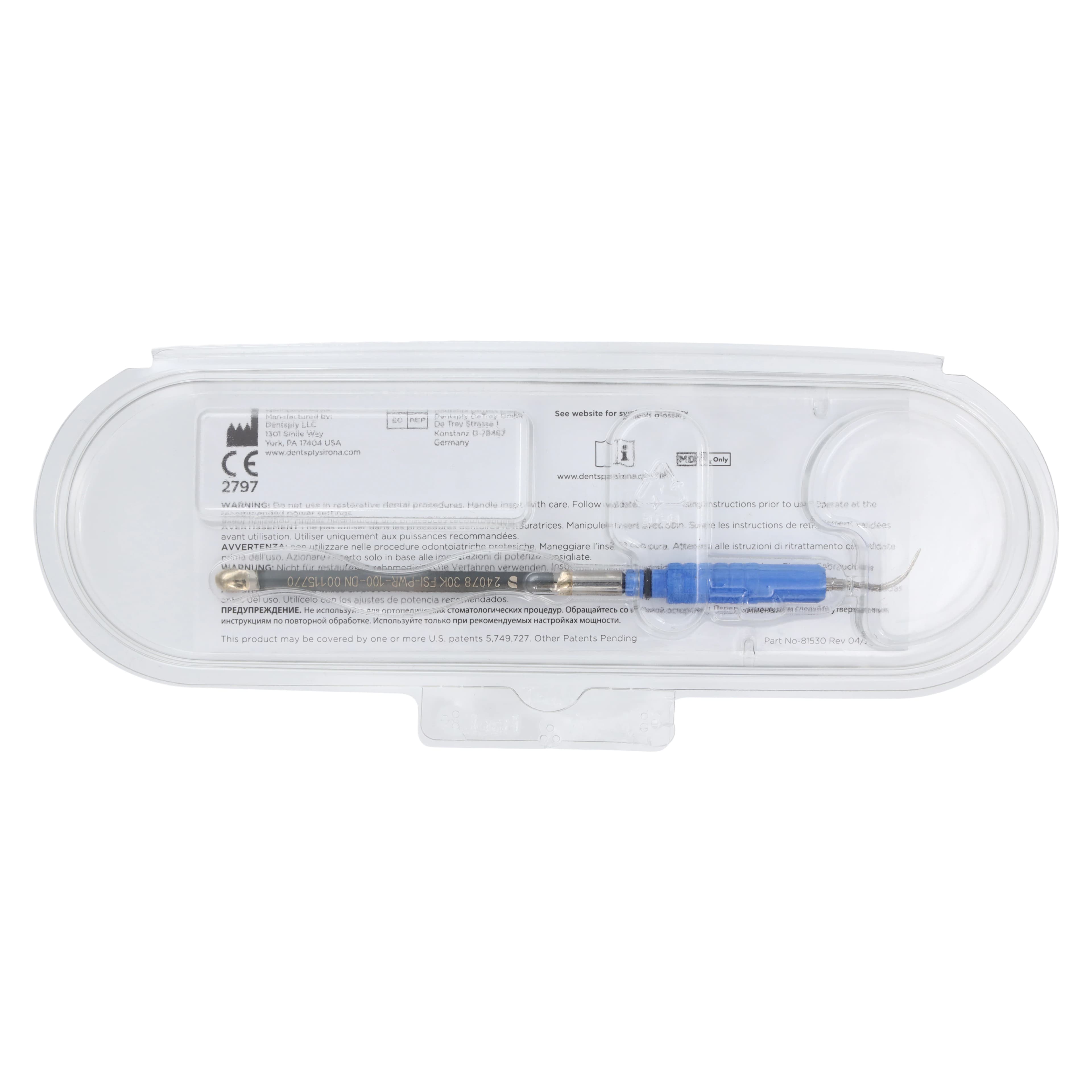 Cavitron FSI PowerLINE-100 Ultrasonic Insert, 30K, Dark Blue Grip, 1/Pk, 80798 thumbnail 6