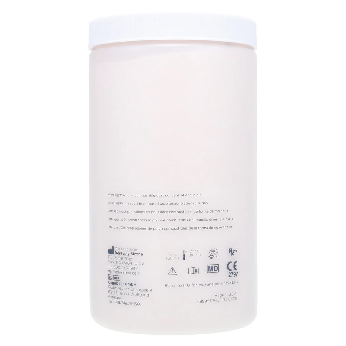Lucitone 199 Denture Base Resin Powder, Original Shade, 630 g (30-Unit Package), 688106 thumbnail 4