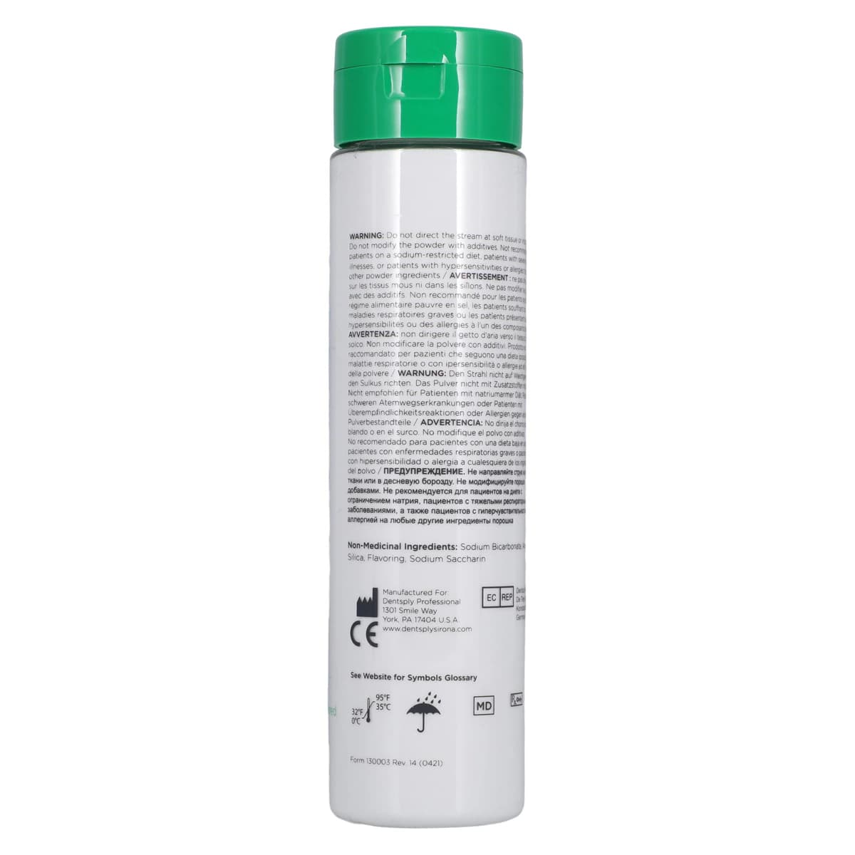 Cavitron Prophy-Jet Prophy Powder, Mint Flavored, Sodium Bicarbonate, 13 oz Bottle, 130002 thumbnail 2