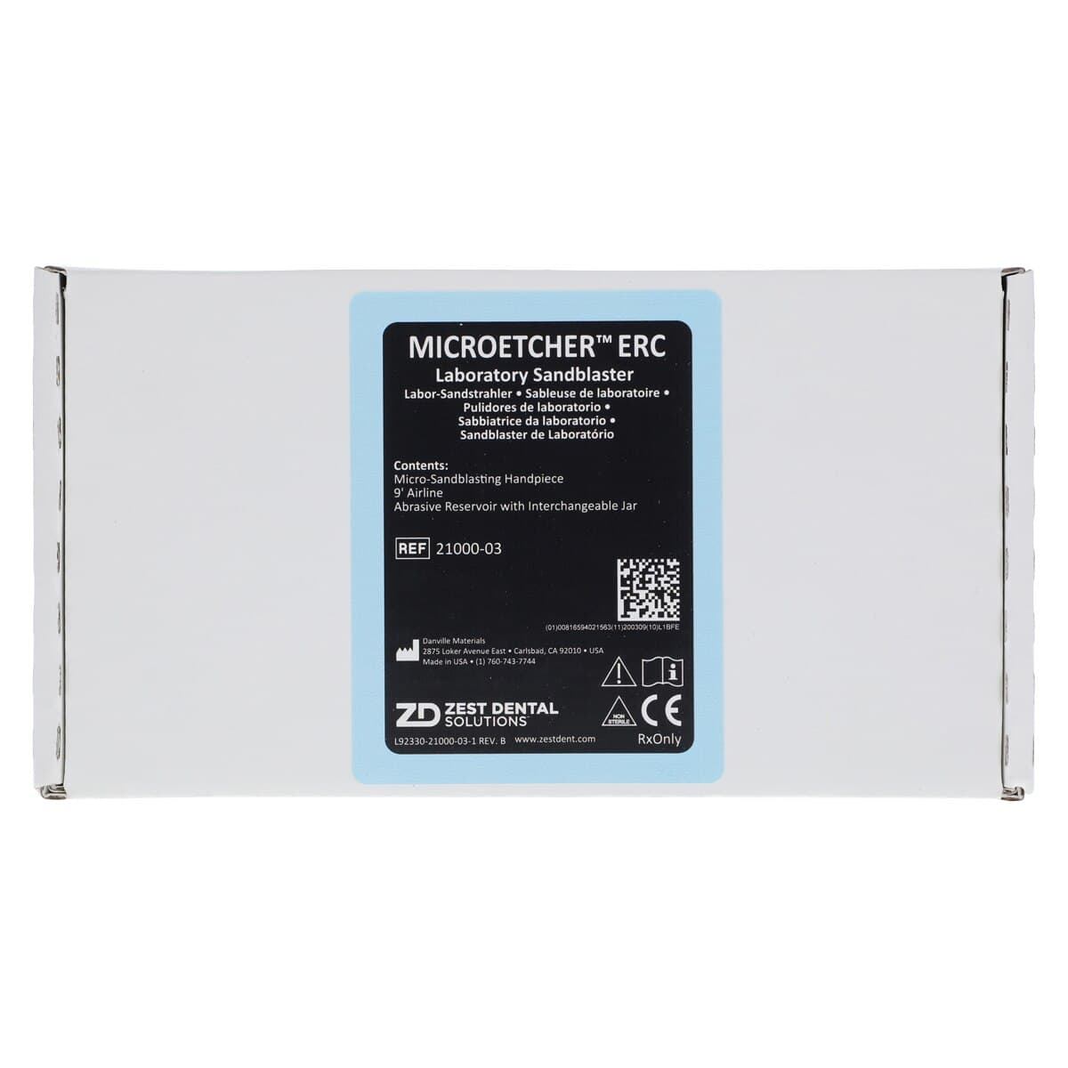 MicroEtcher ERC Laboratory Sandblaster, 1/Pk, 21000-03 thumbnail 5