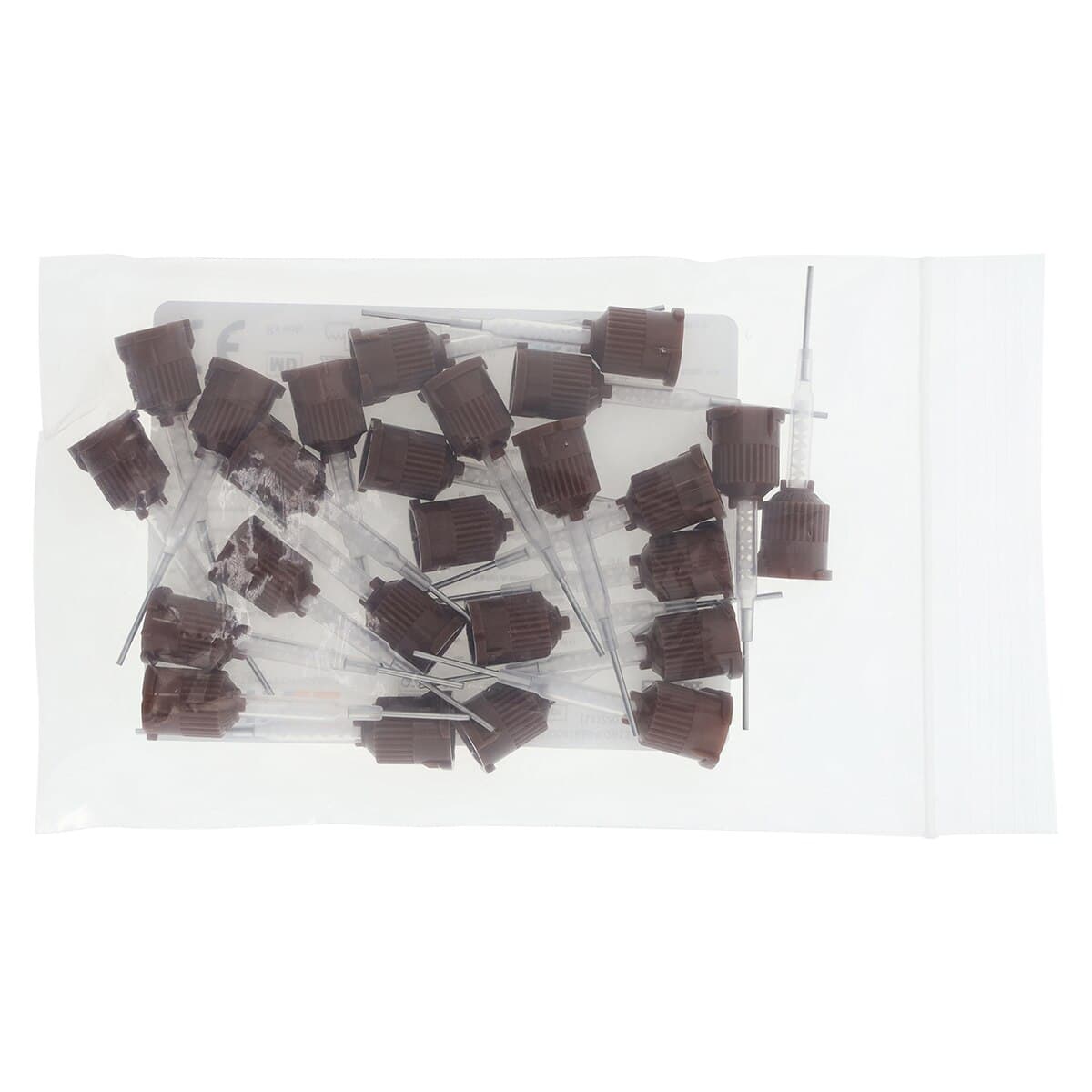Bulk EZ Dual-Cure Composite Mixing Tips, 19 Gauge, Brown, 25/Pkg, 94793 thumbnail 2