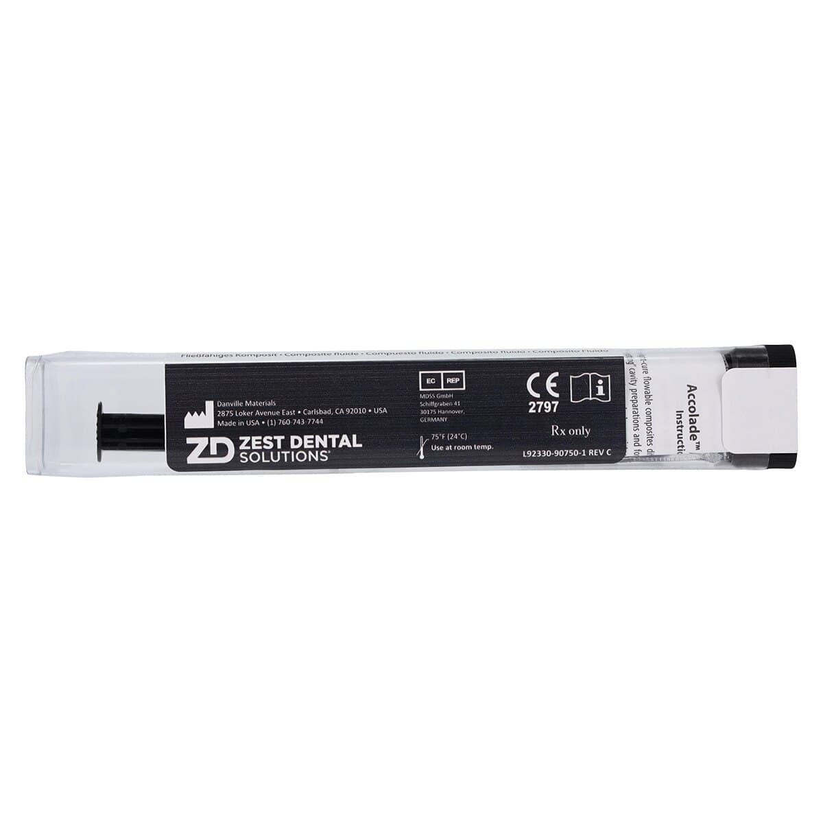 StartFlow Flowable Composite, Light-Cure, Syringe Refill, Shade A4, 5 g, 1/Pk, 90750 thumbnail 4