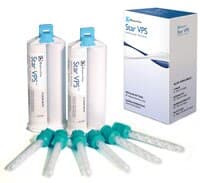 Start VPS Regular-Set Light-Body Vinyl Polysiloxane Impression Material, 4 x 50 ml Cartridges with 12 Mixing Tips, Refill, 80011-01 thumbnail 2