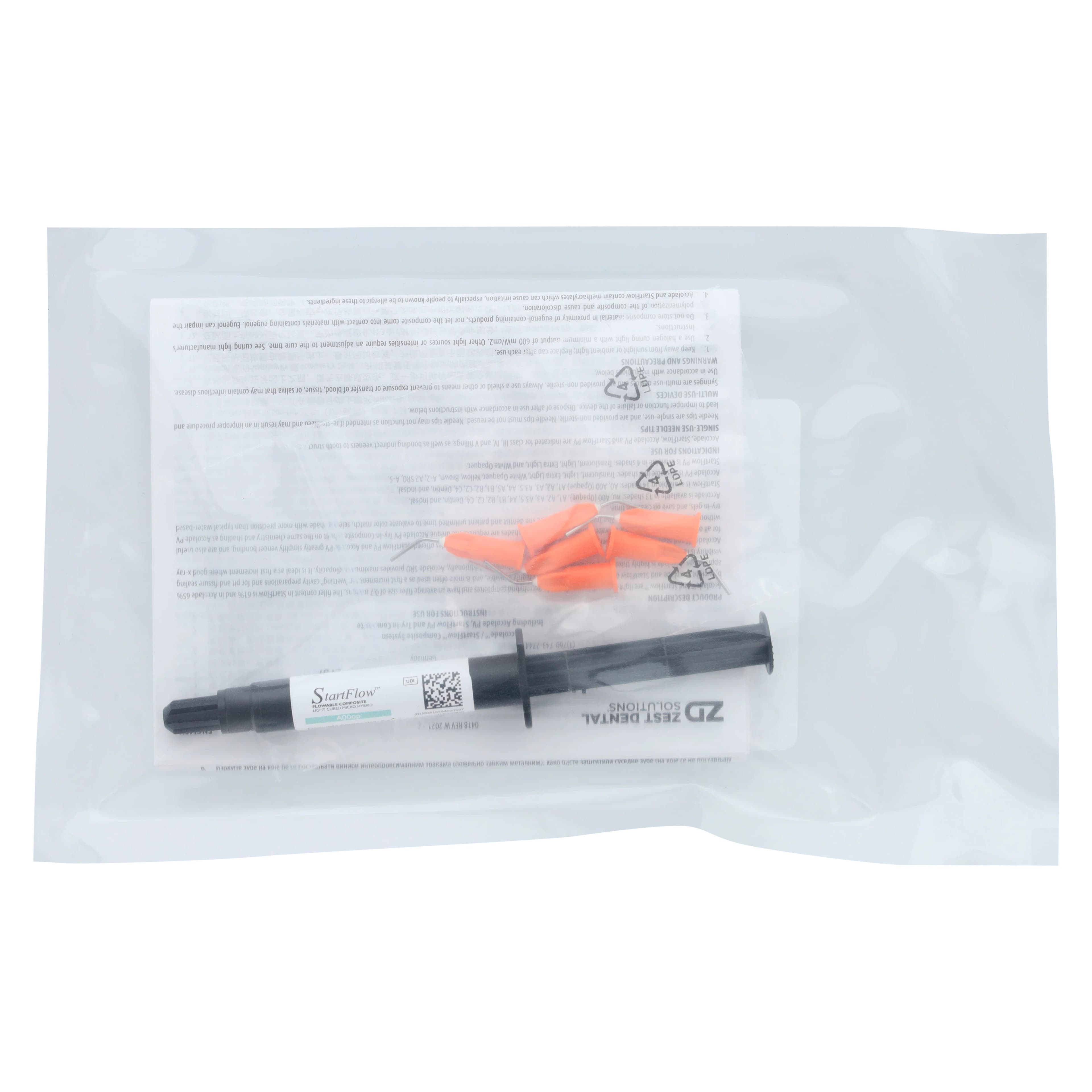 StartFlow Light-Cure Flowable Micro-Hybrid Composite, Shade A-00op, 5g Syringe Refill, 1/Pk thumbnail 2