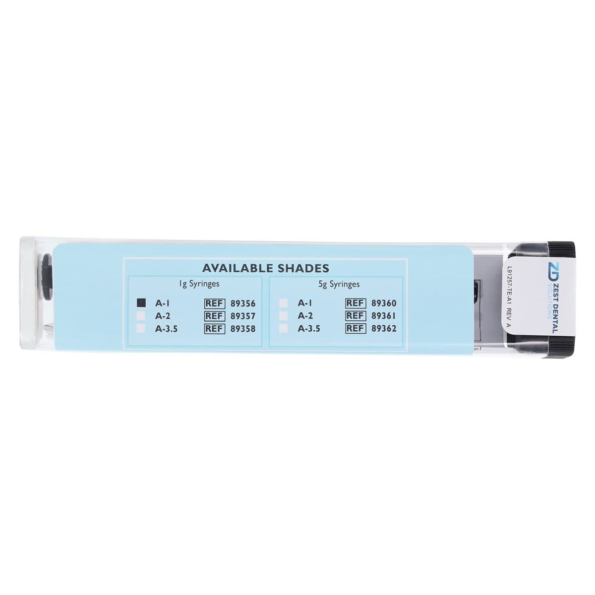 Aria Microfill Flowable Composite Syringe, A1, 1g Automix Dual Syringe Refill thumbnail 5