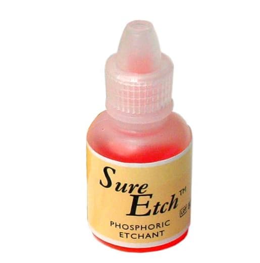 SureEtch Liquid, 37% Phosphoric Acid Etching Liquid, Red Tint, 10ml Bottle - SureEtch Liquid - Image 1