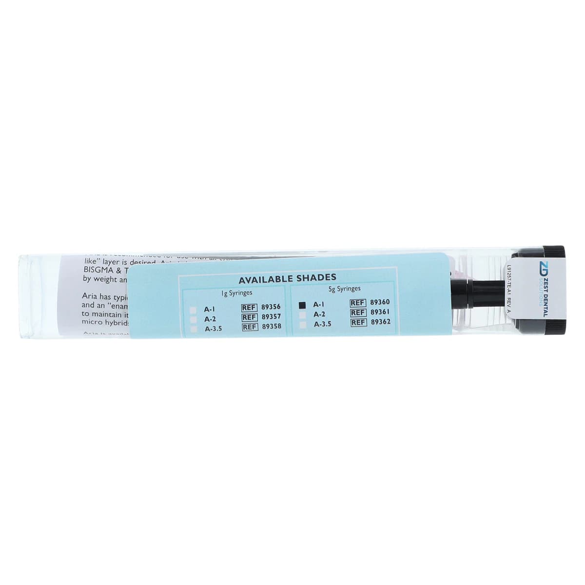 Aria Microfill Flowable Composite Syringe Refill, A1 Shade, 5g, Light-Cure thumbnail 4