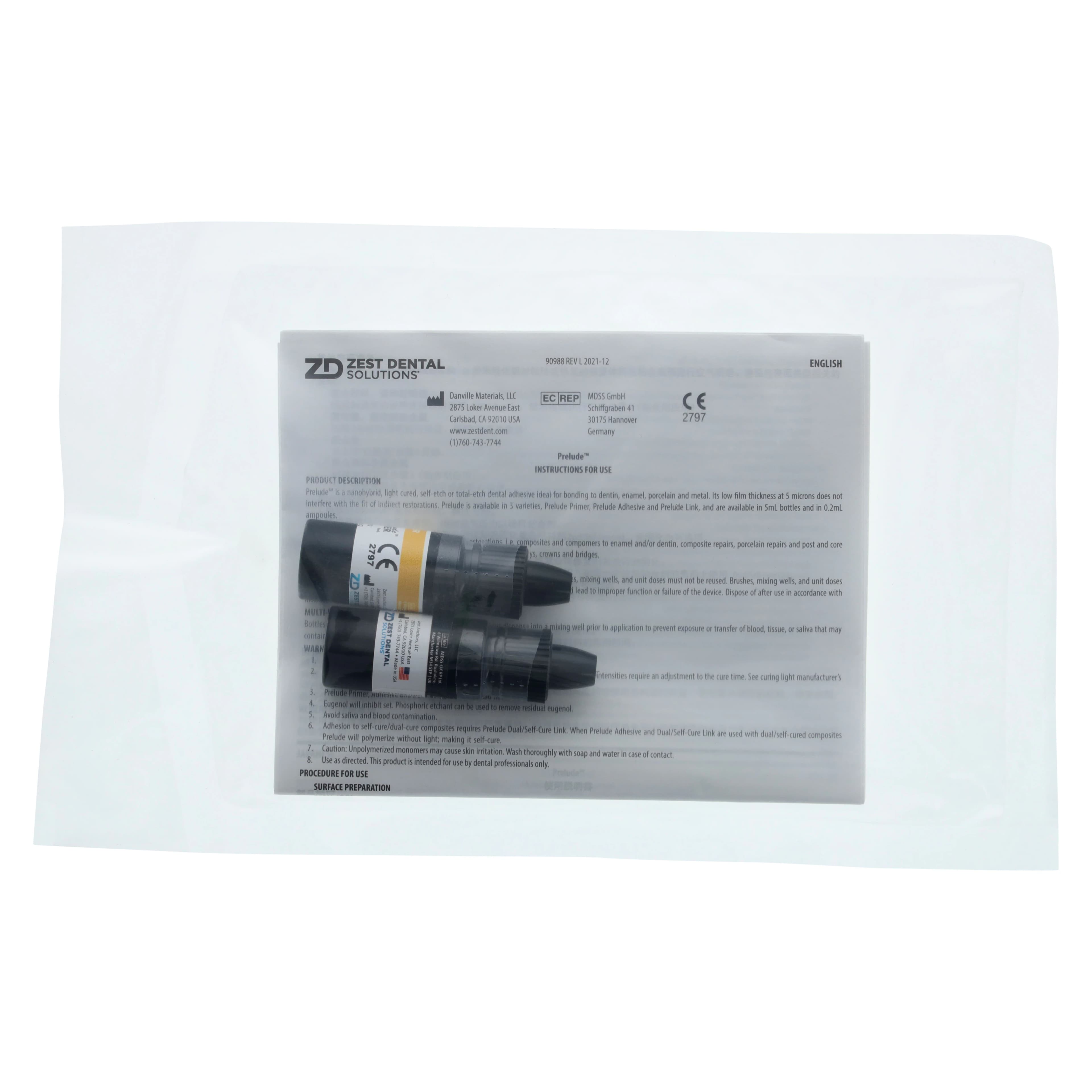 Prelude Adhesive System, Primer & Adhesive Kit, 5 ml, 2/Pk, 91024 thumbnail 5
