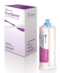 First Half VPS Impression Material, Light Body, Medium Set, Black, 50 ml Cartridges, Pack of 4 (90468) - First Half Light Body Black 50ml x 4/Pk - Image 1